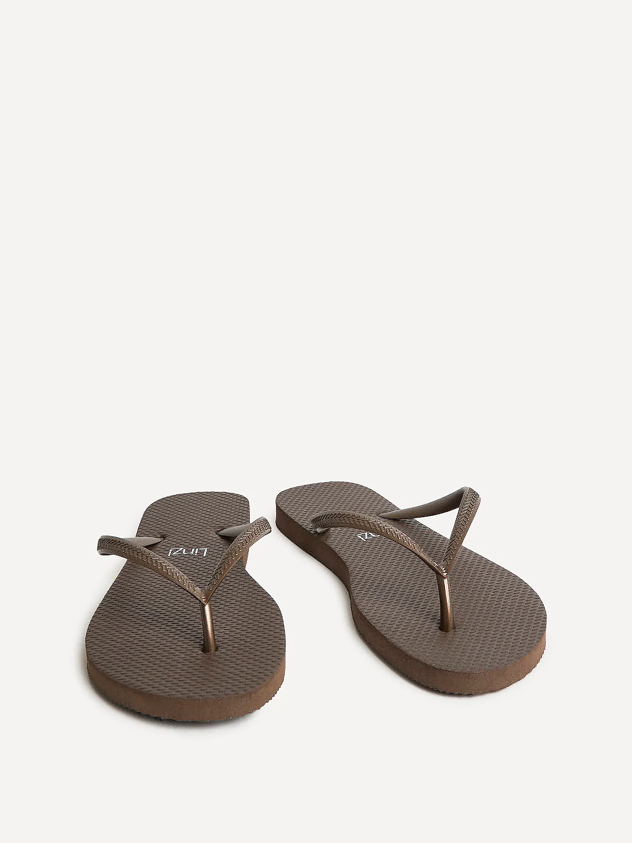 Aluna Brown Flip Flops - Image 3