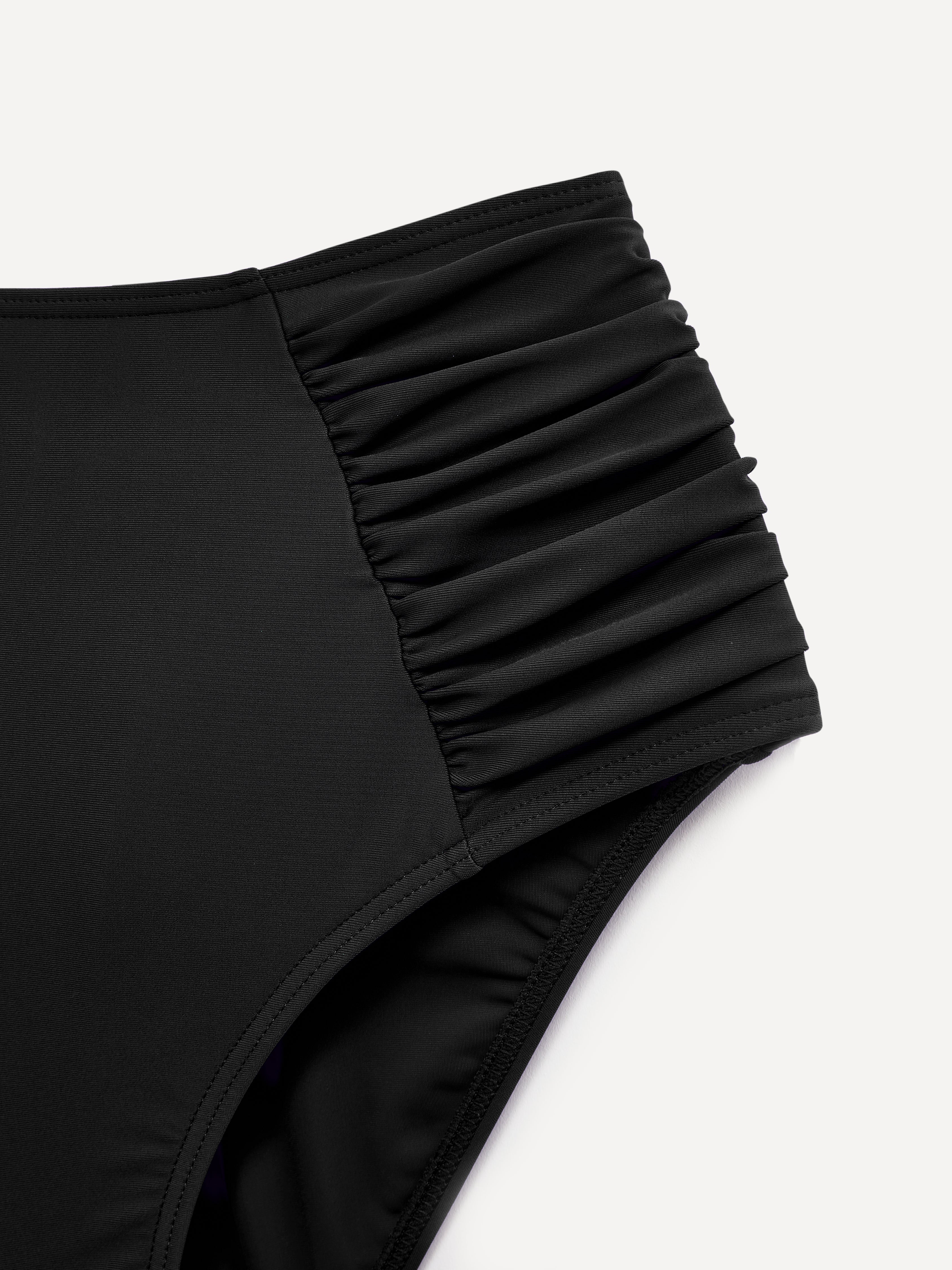 Amalfi Black High Waisted Tummy Control Bikini - Image 6
