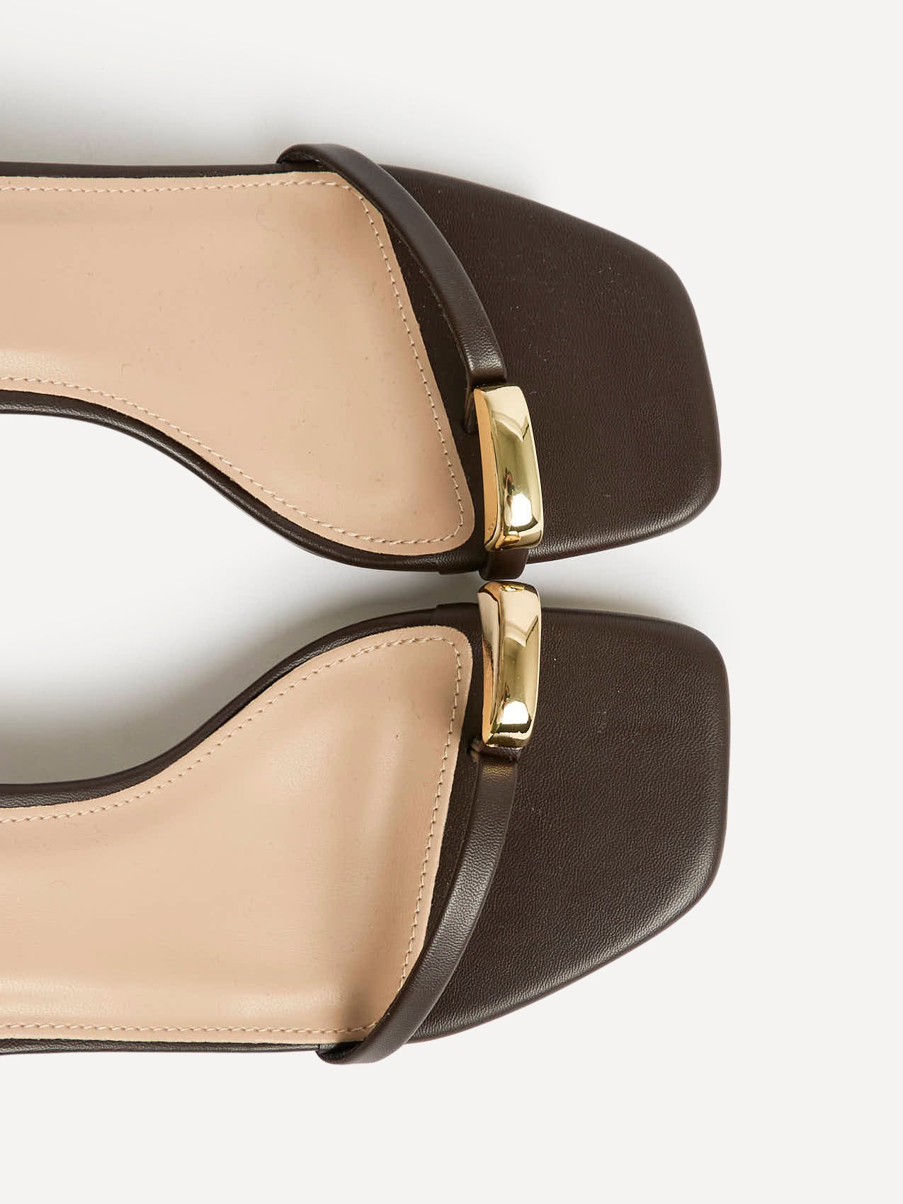 Amira Brown Heeled Sandals - Image 5