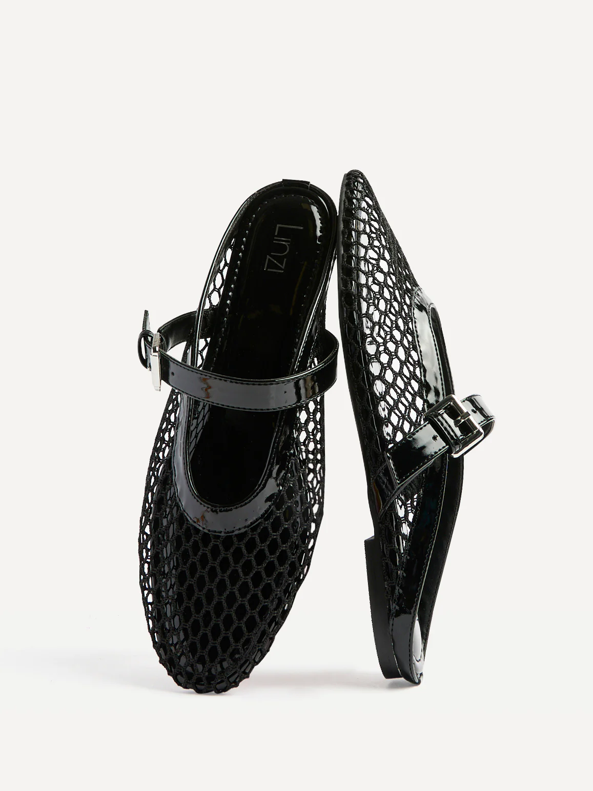 Anessa Black Mesh Mules - Image 4