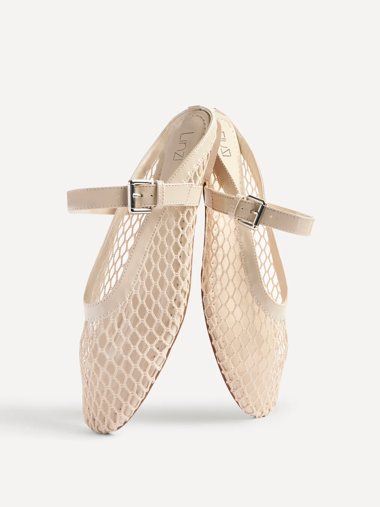 Anessa Nude Mesh Mules - Image 4
