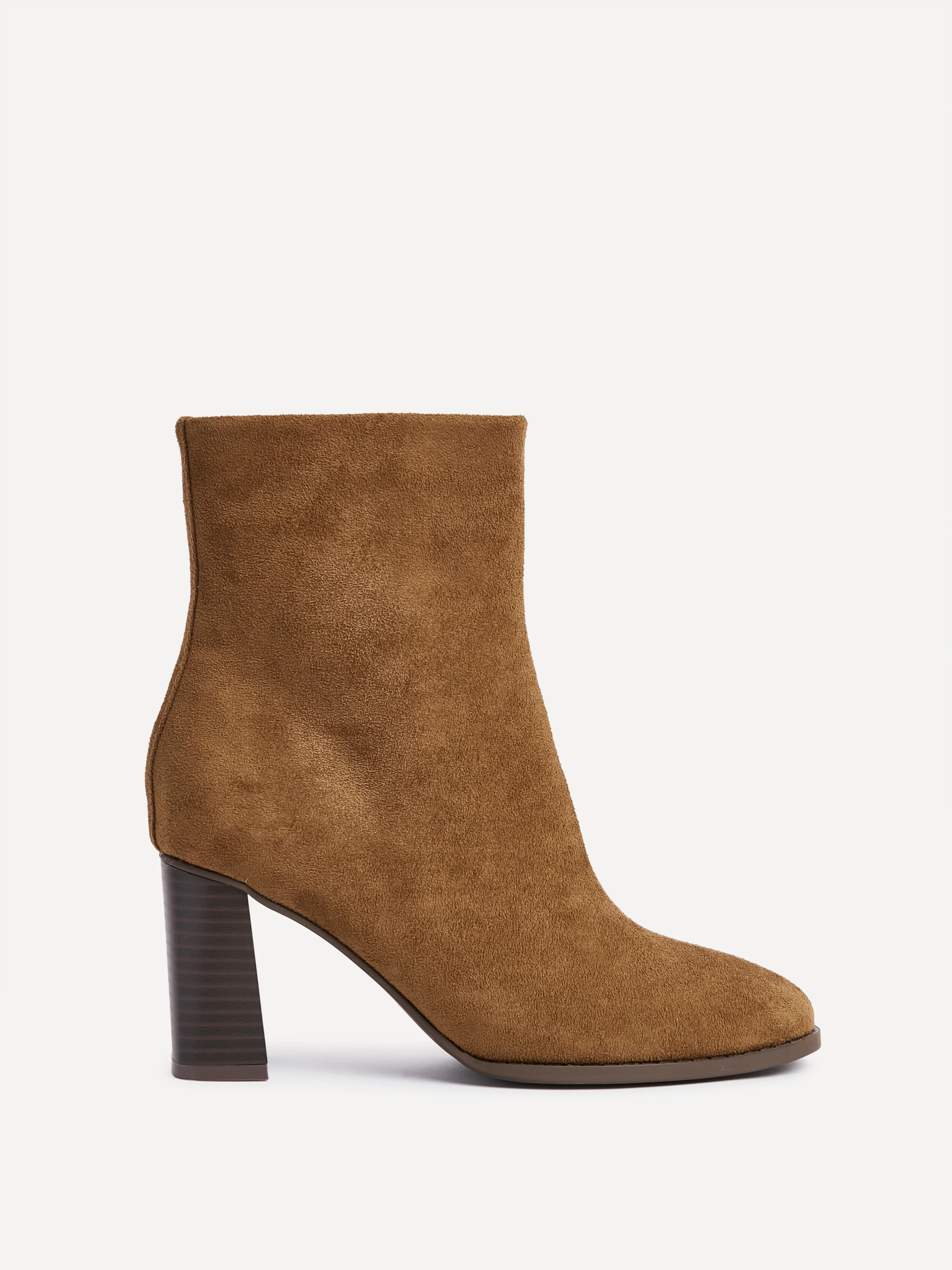 Approach Tan Block Heel Ankle Boots - Image 2