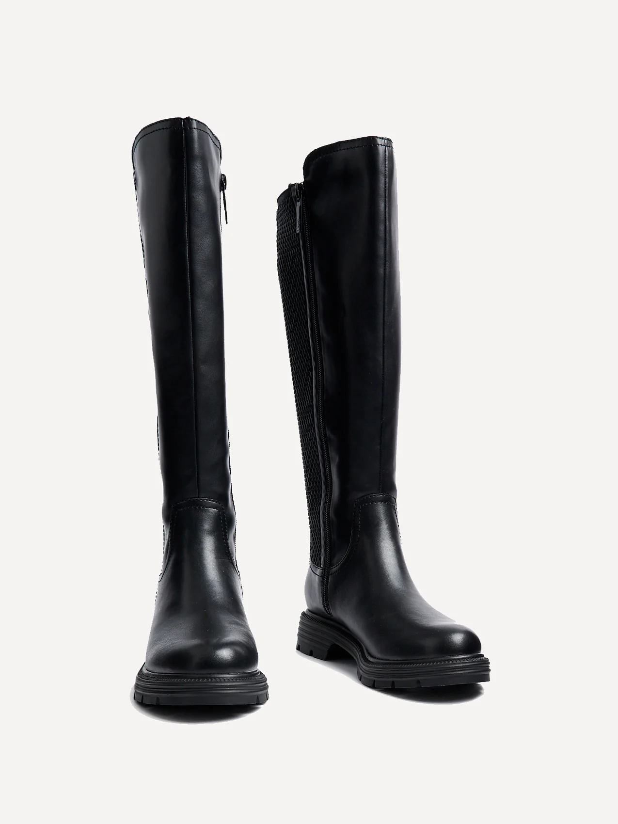 Atlas Black Long Riding Boots - Image 3