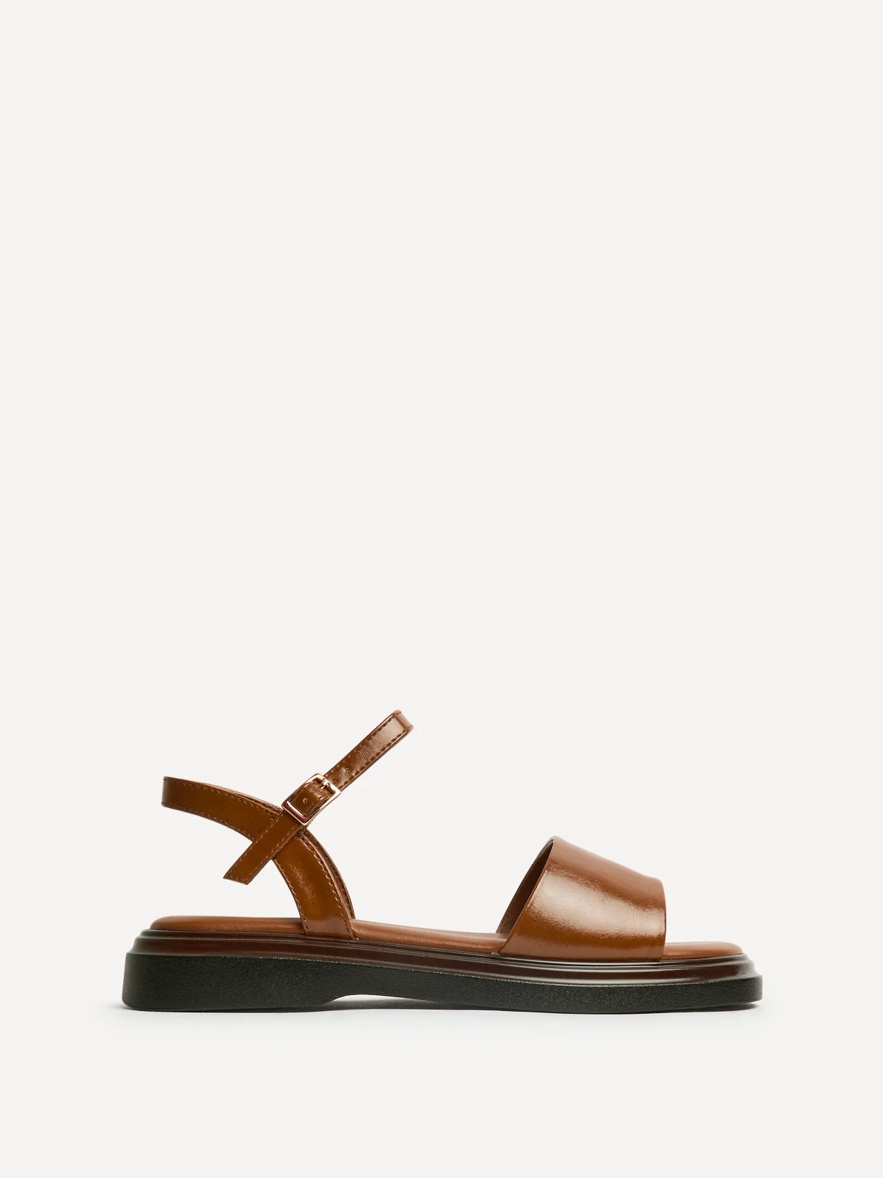 Balance Tan Flat Sandals - Image 2