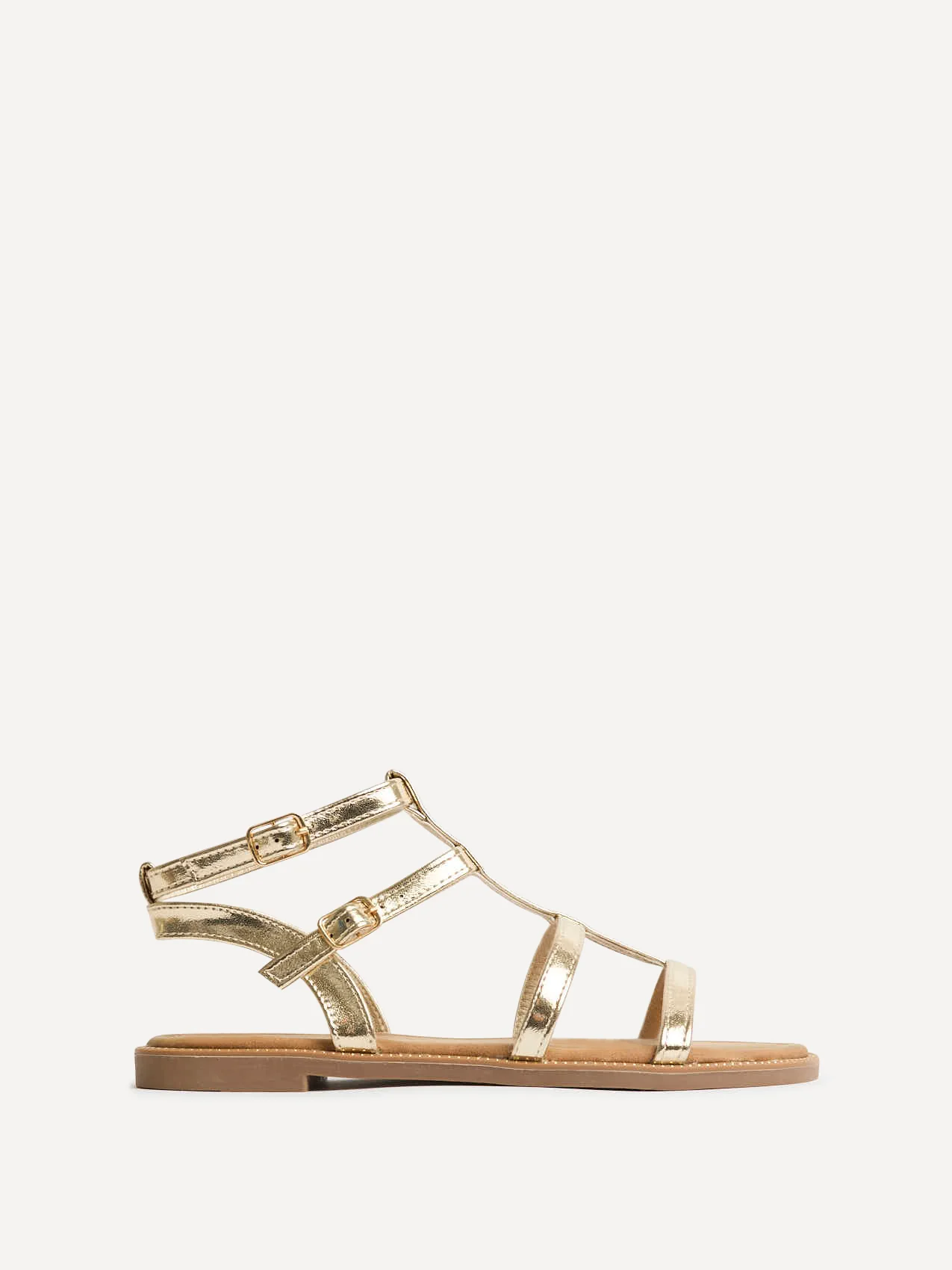 Belinda Gold Gladiator Sandals - Image 2