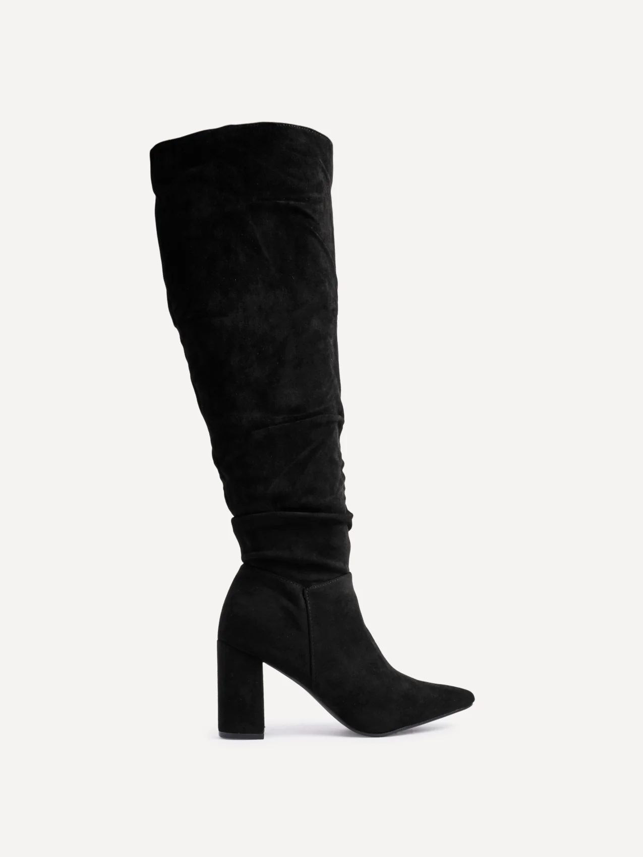 Bonnie Black Long Heeled Boots - Image 2