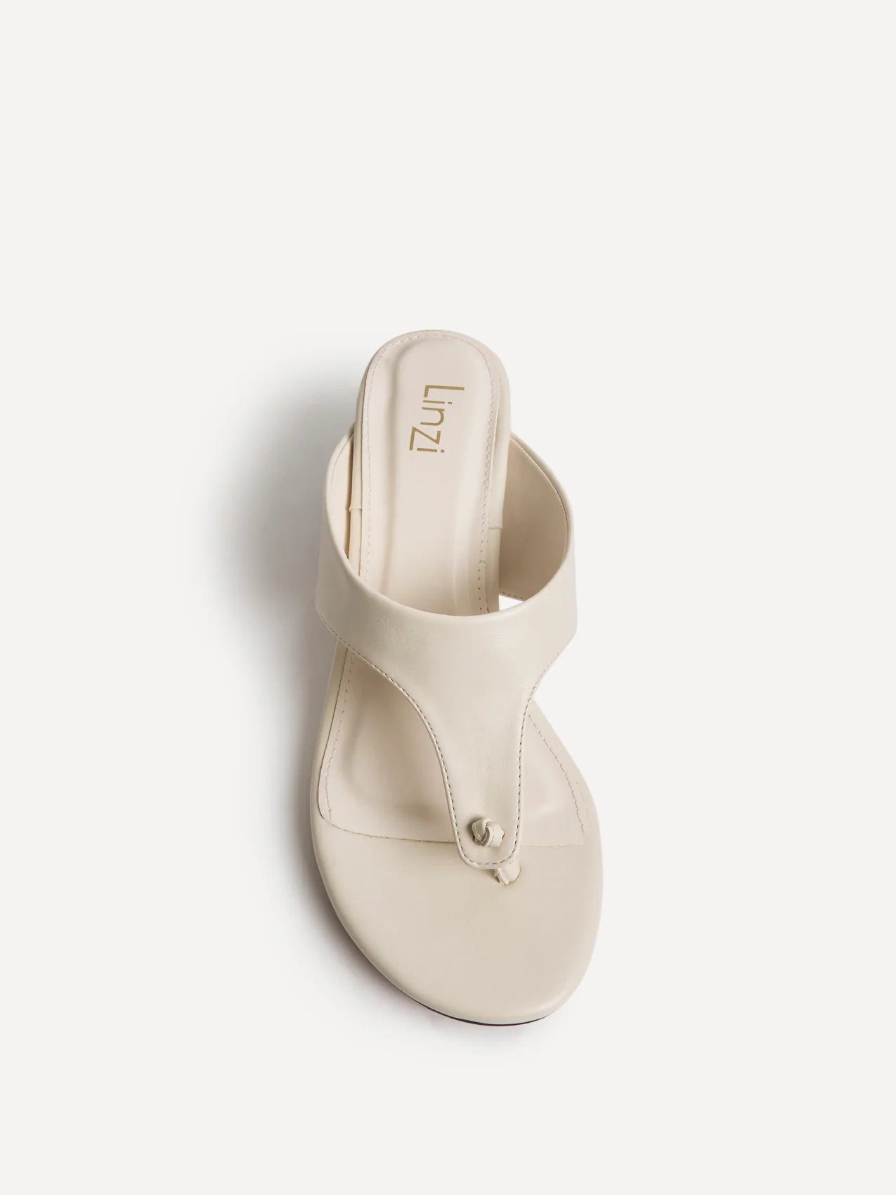 Briar Ivory Toe Post Mule Heels - Image 4