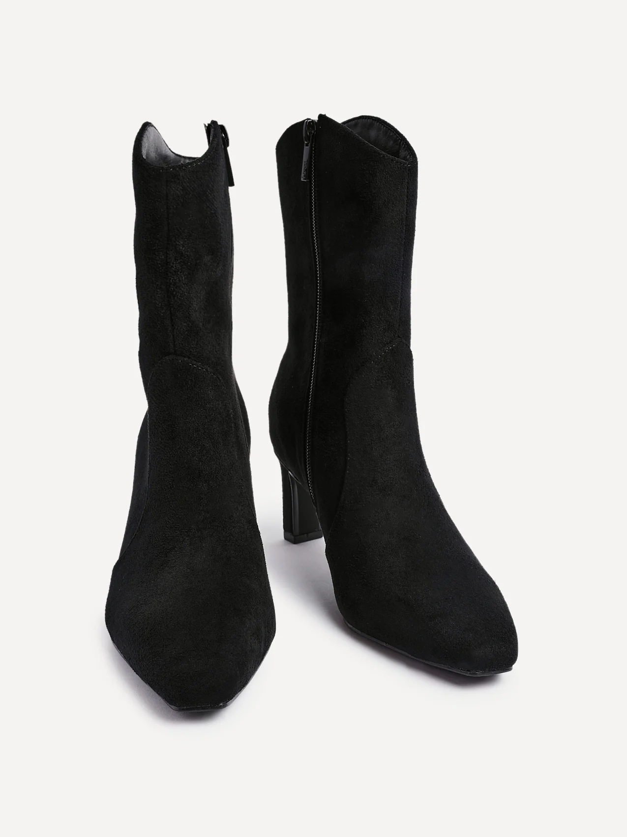 Calabasas Black Western Heeled Boots - Image 3