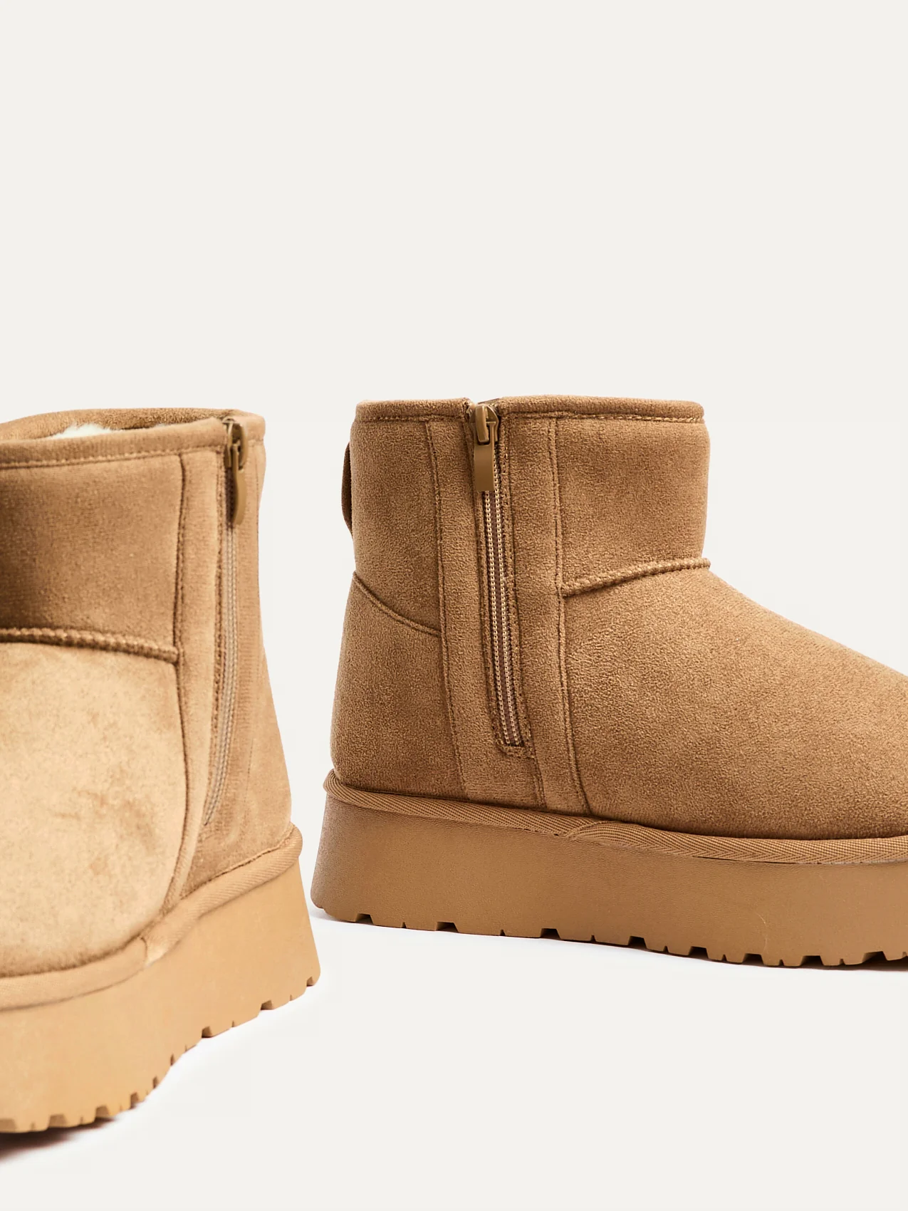 Cammie Chestnut Platform Ankle Boots - Image 5