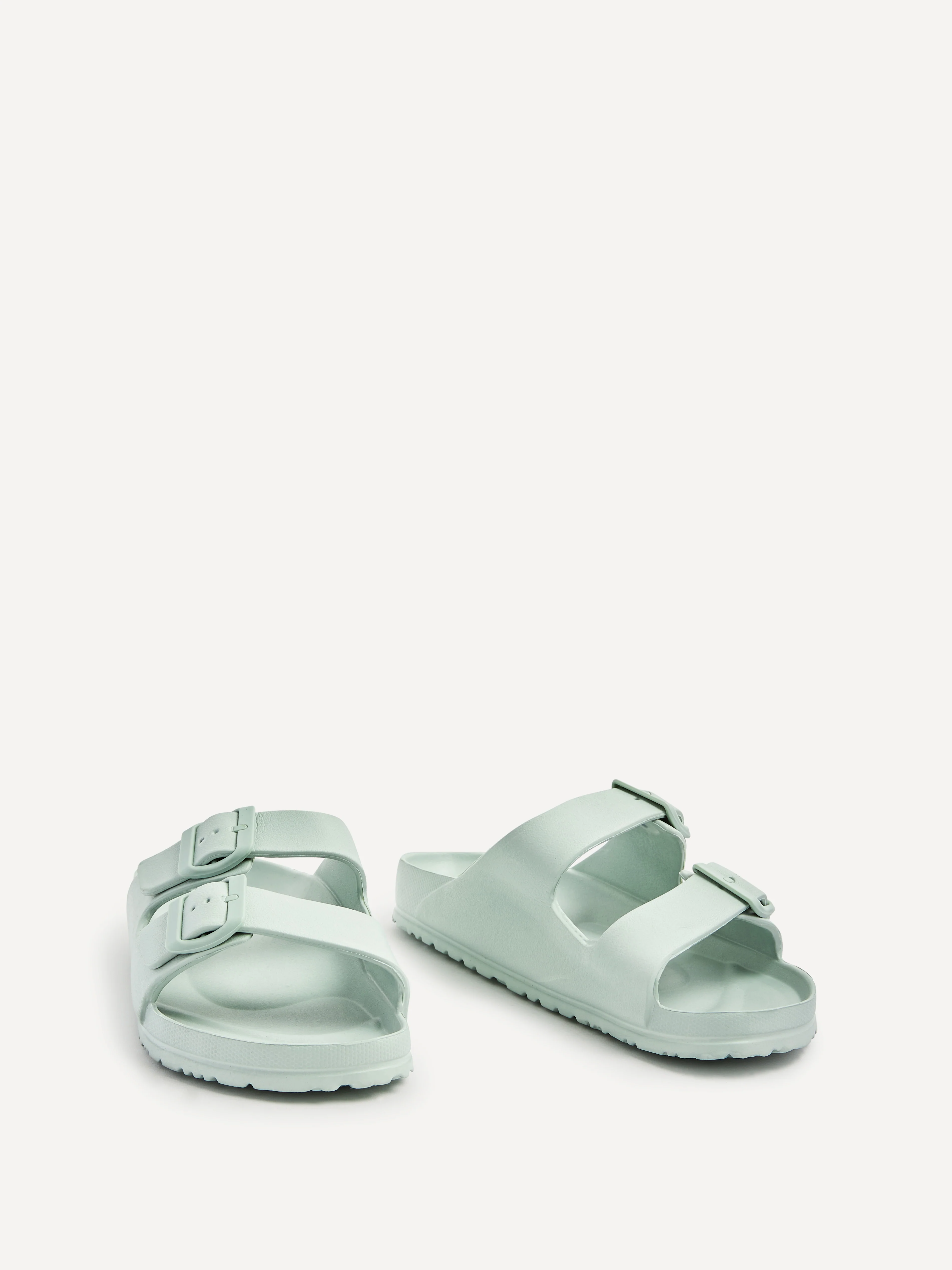 Candice Mint Slip On Slider Sandals - Image 2