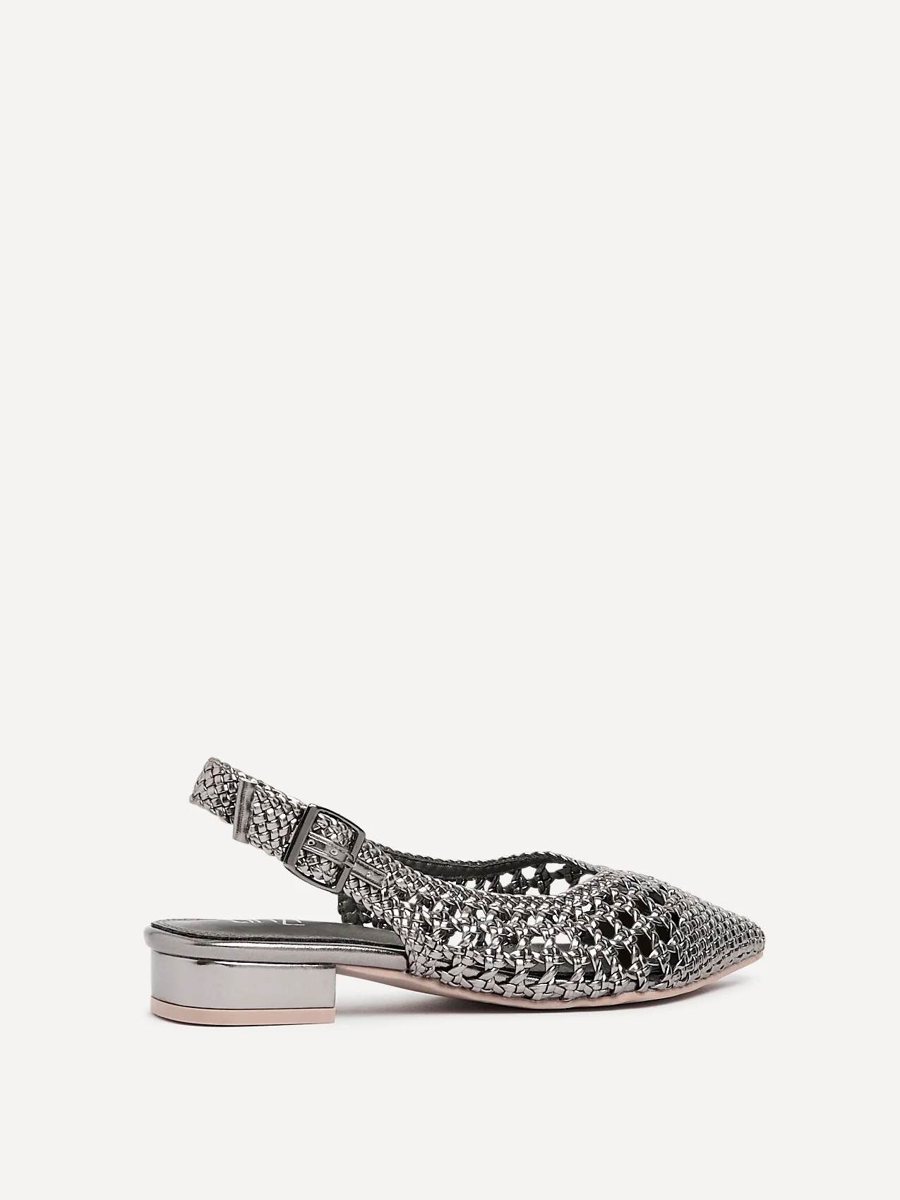 Carolina Pewter Faux Leather Ballet Flats - Image 5
