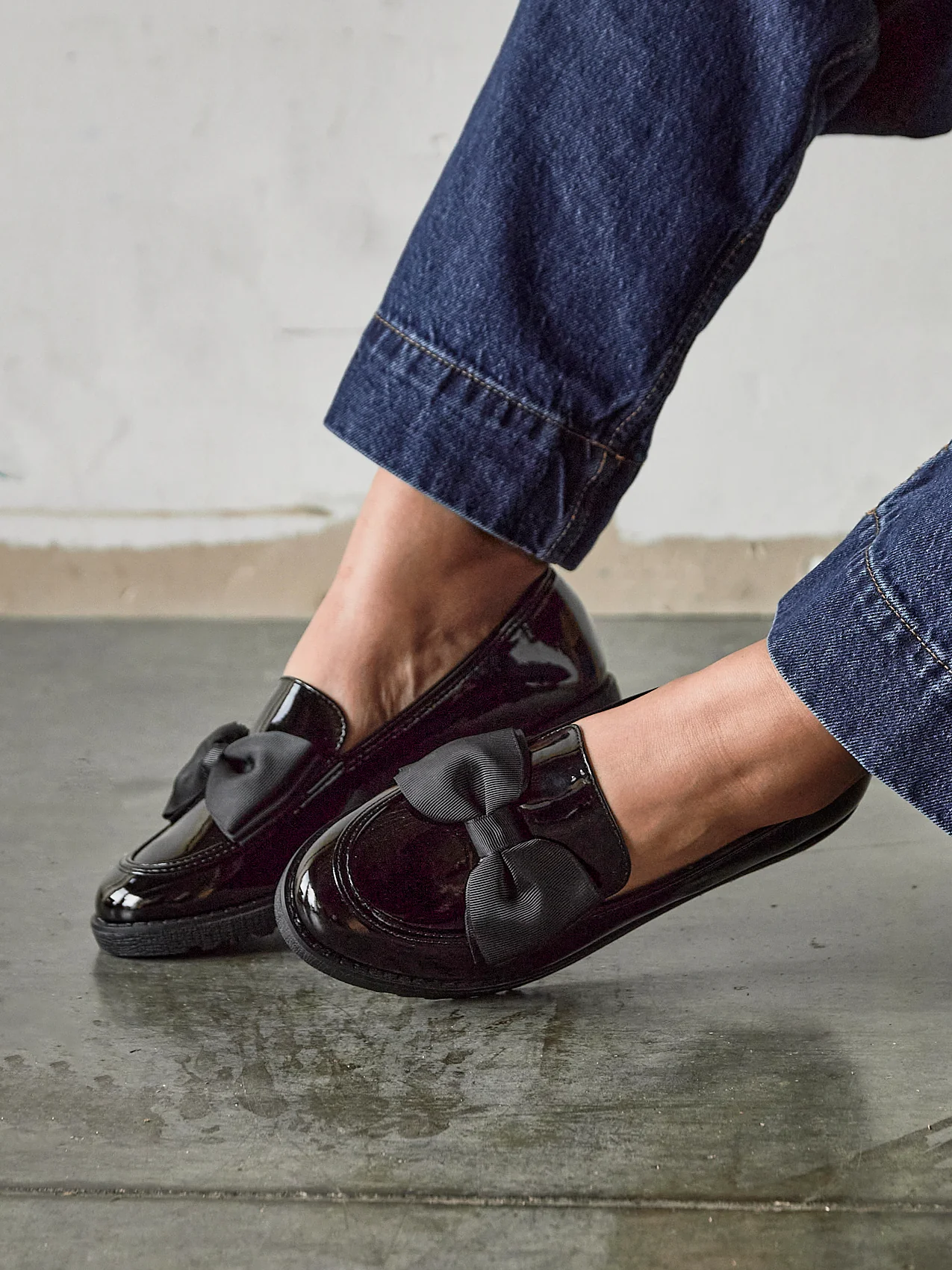 Cathy Black Patent Loafers - Image 6