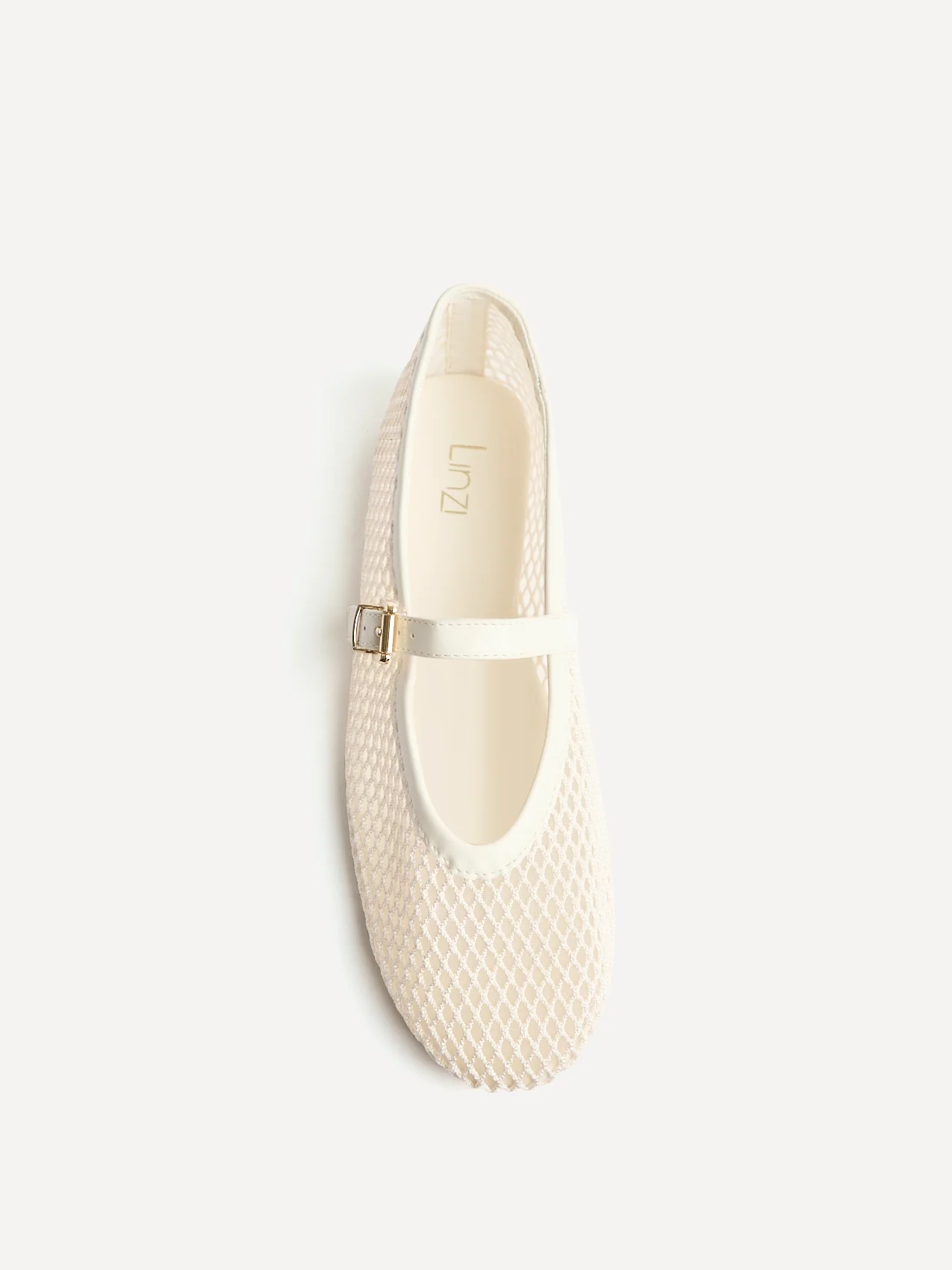 Clara Ivory Mesh Mary Jane Pumps - Image 4