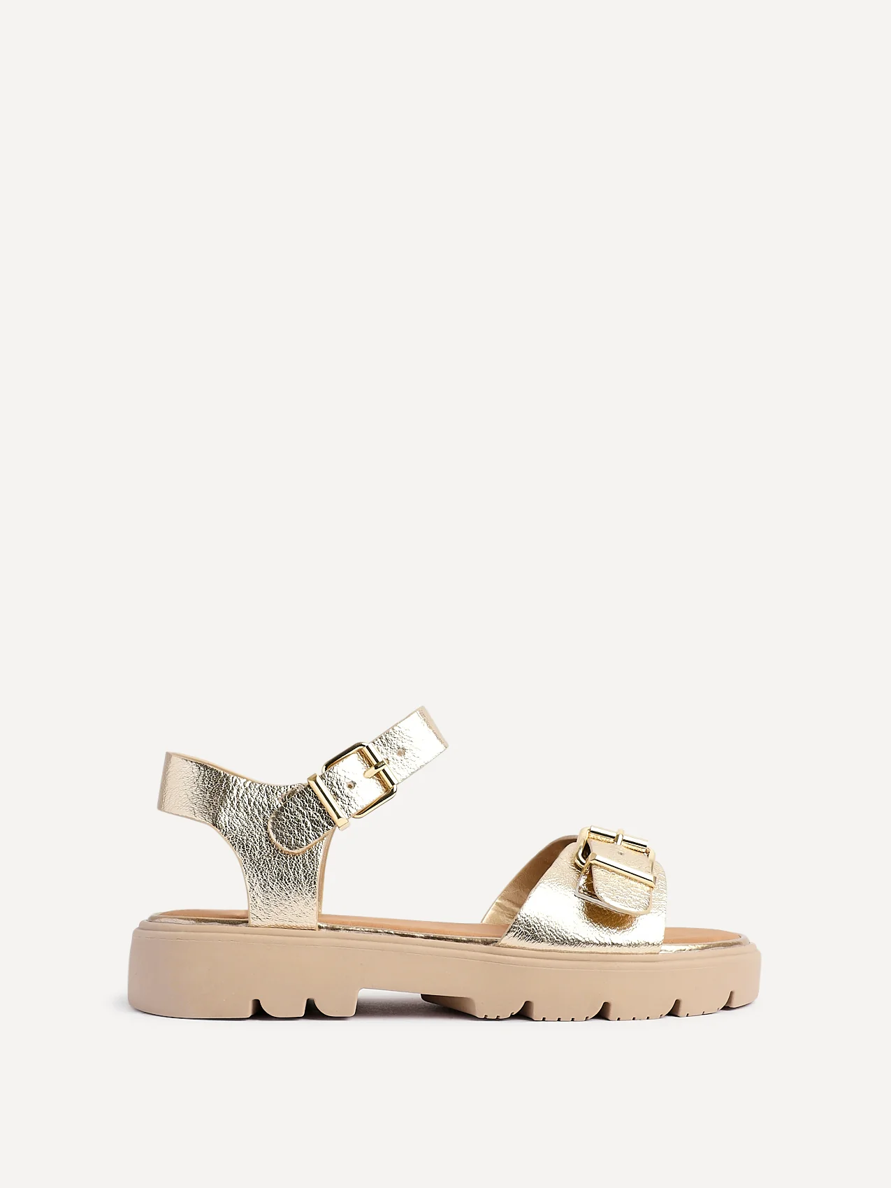 Comet Gold Chunky Sandals - Image 3