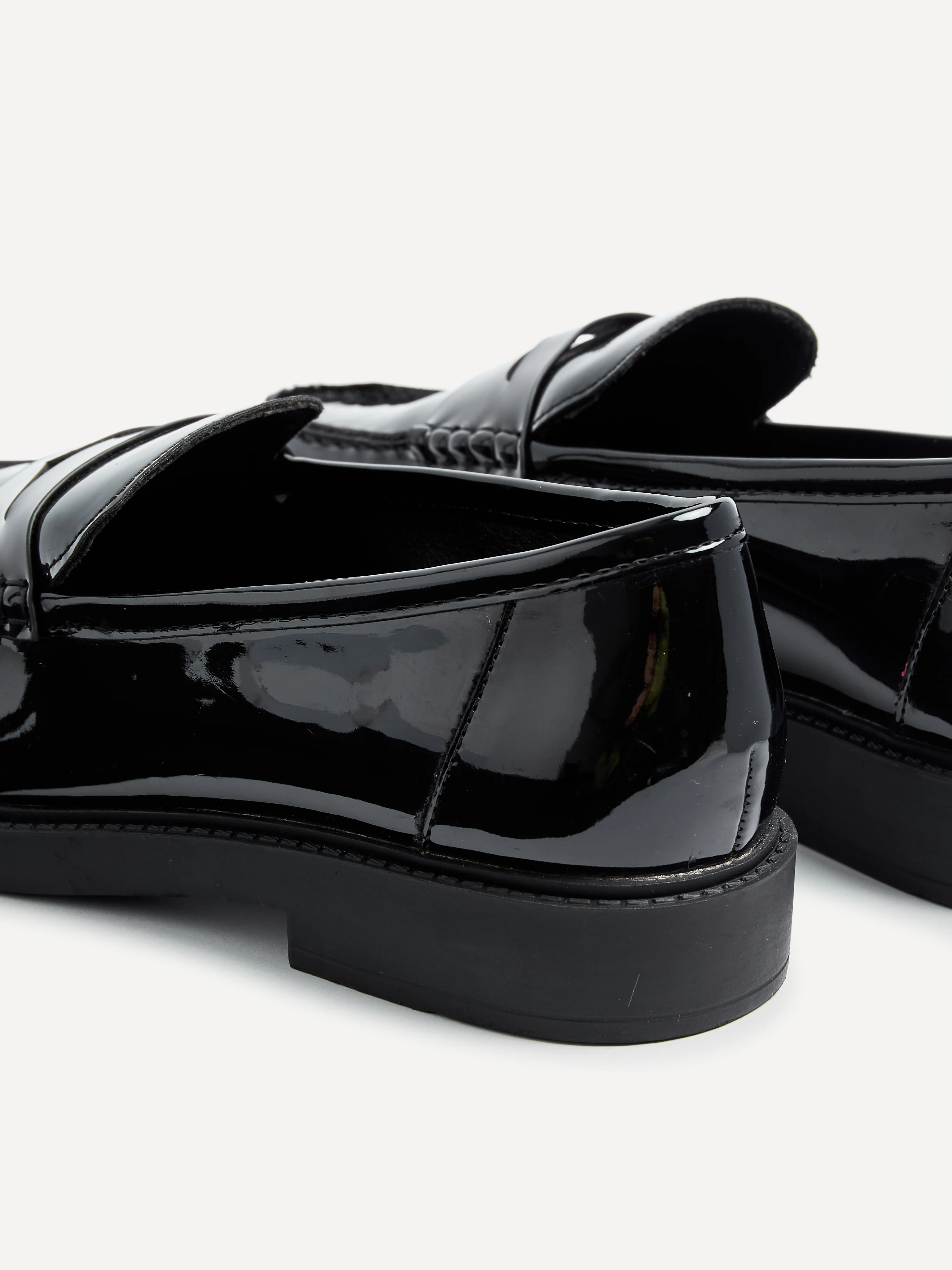 Cartia Wide Fit Black Patent Loafers - Image 5