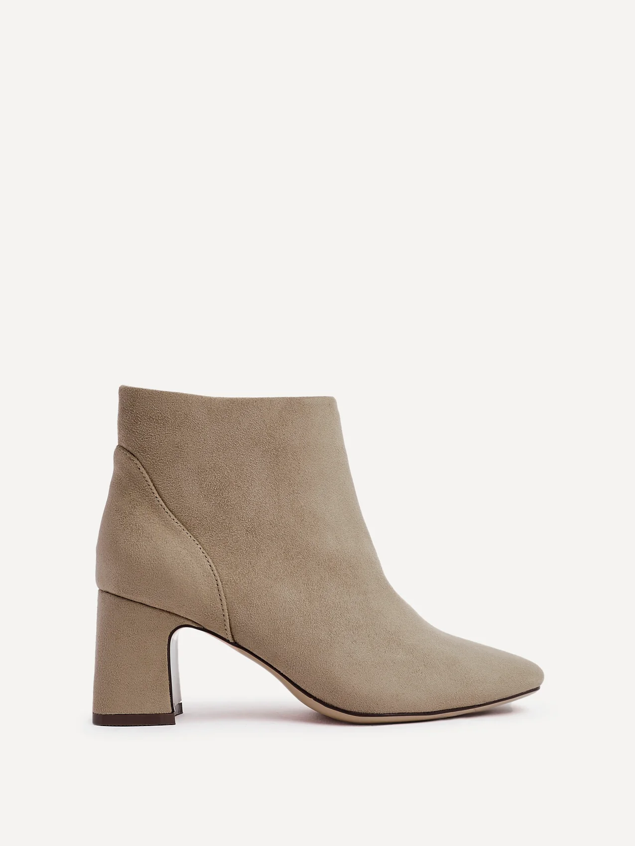 Cove Mocha Faux Suede Ankle Boots - Image 2