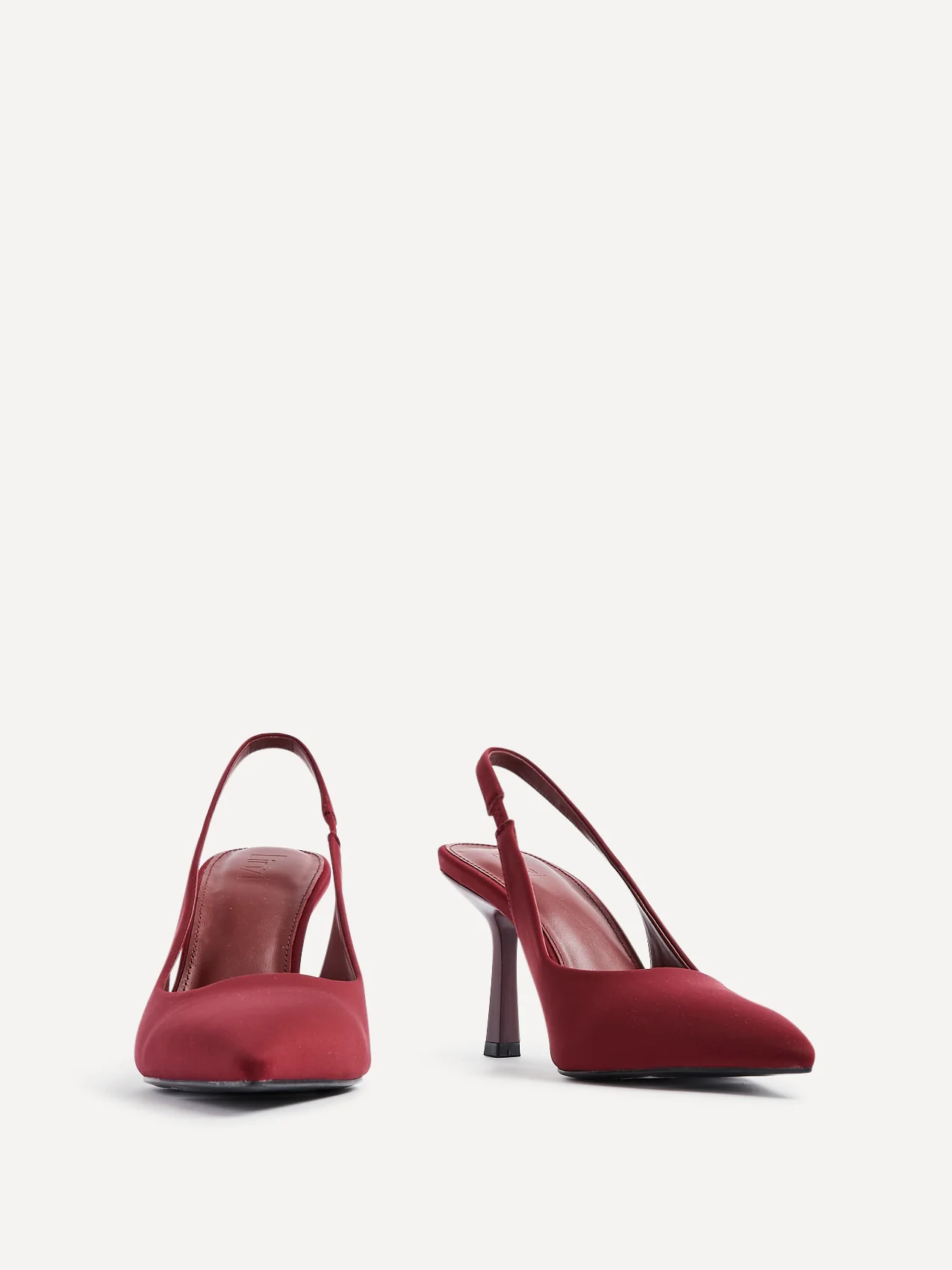 Dash Burgundy Scuba Court Heels - Image 3