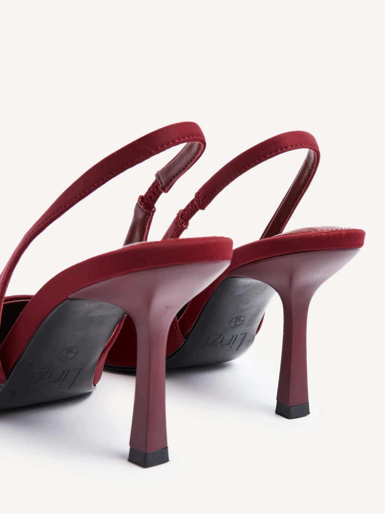 Dash Burgundy Scuba Court Heels - Image 4