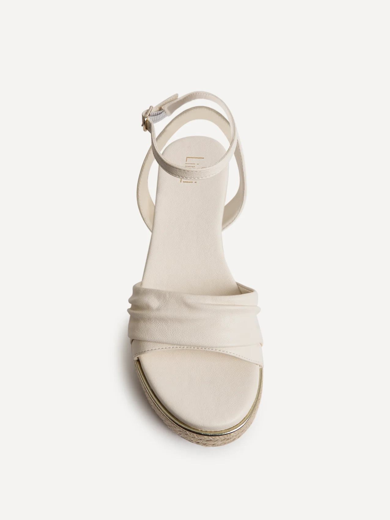 Dazed Ivory Faux Leather Flatform Sandals - Image 4