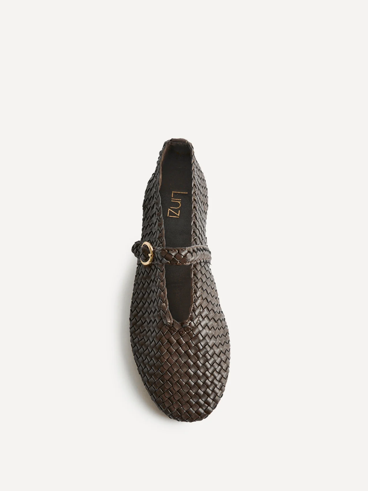 Debut Brown Handwoven Ballet Flats - Image 4