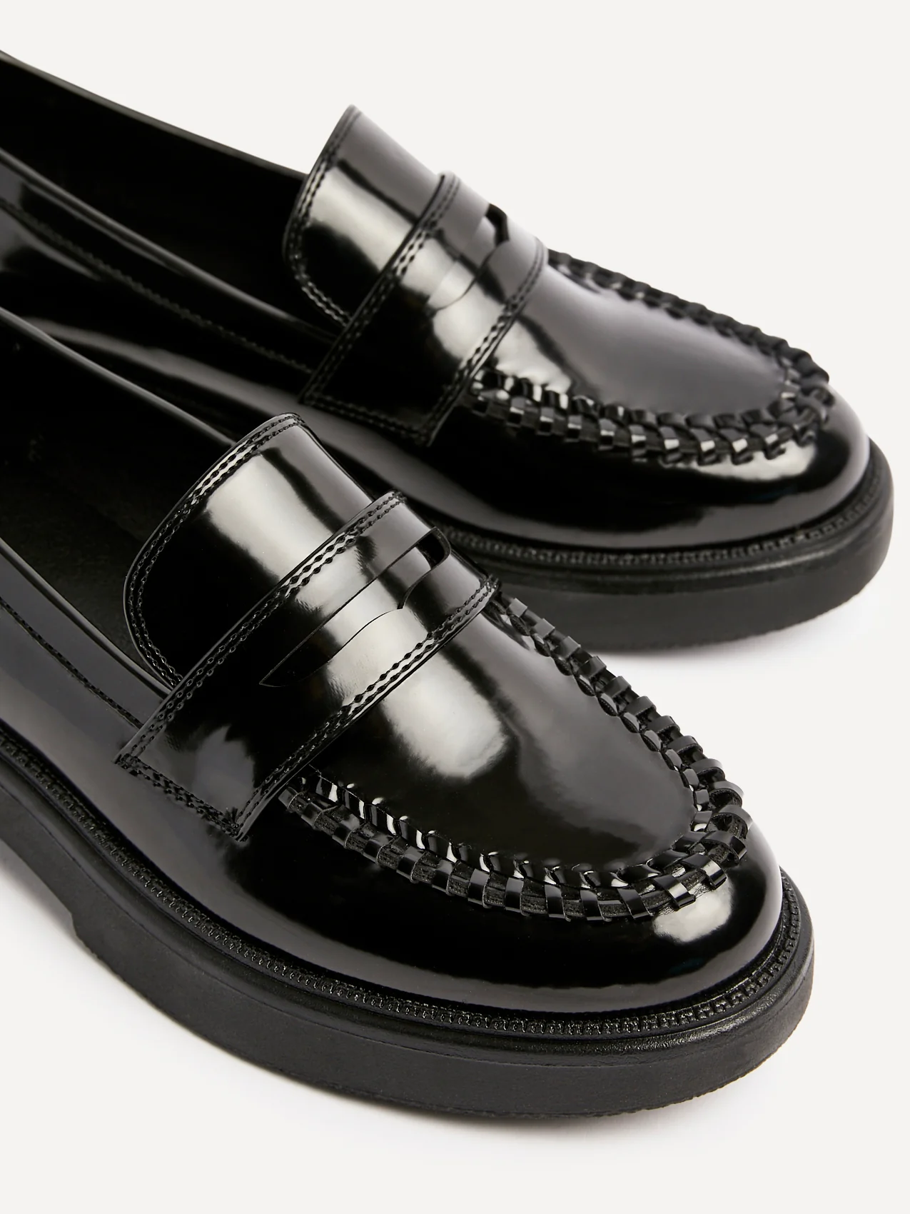 Direction Black Patent Loafers - Image 4