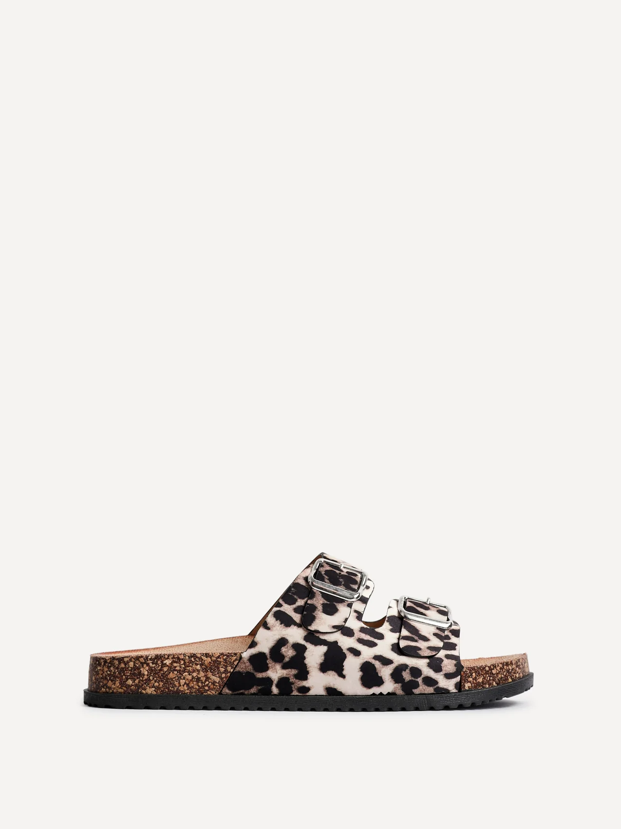 Drift Leopard Print Slider Sandals - Image 2