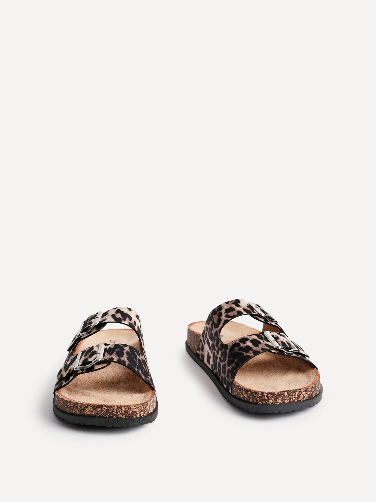 Drift Leopard Print Slider Sandals - Image 3