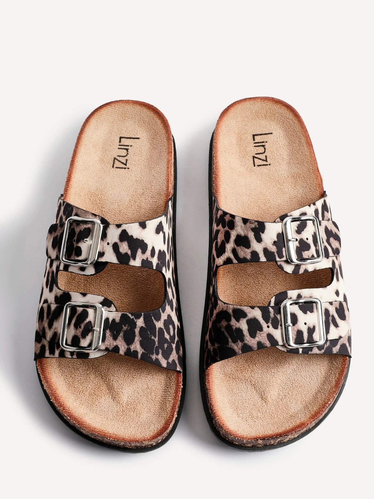 Drift Leopard Print Slider Sandals - Image 4