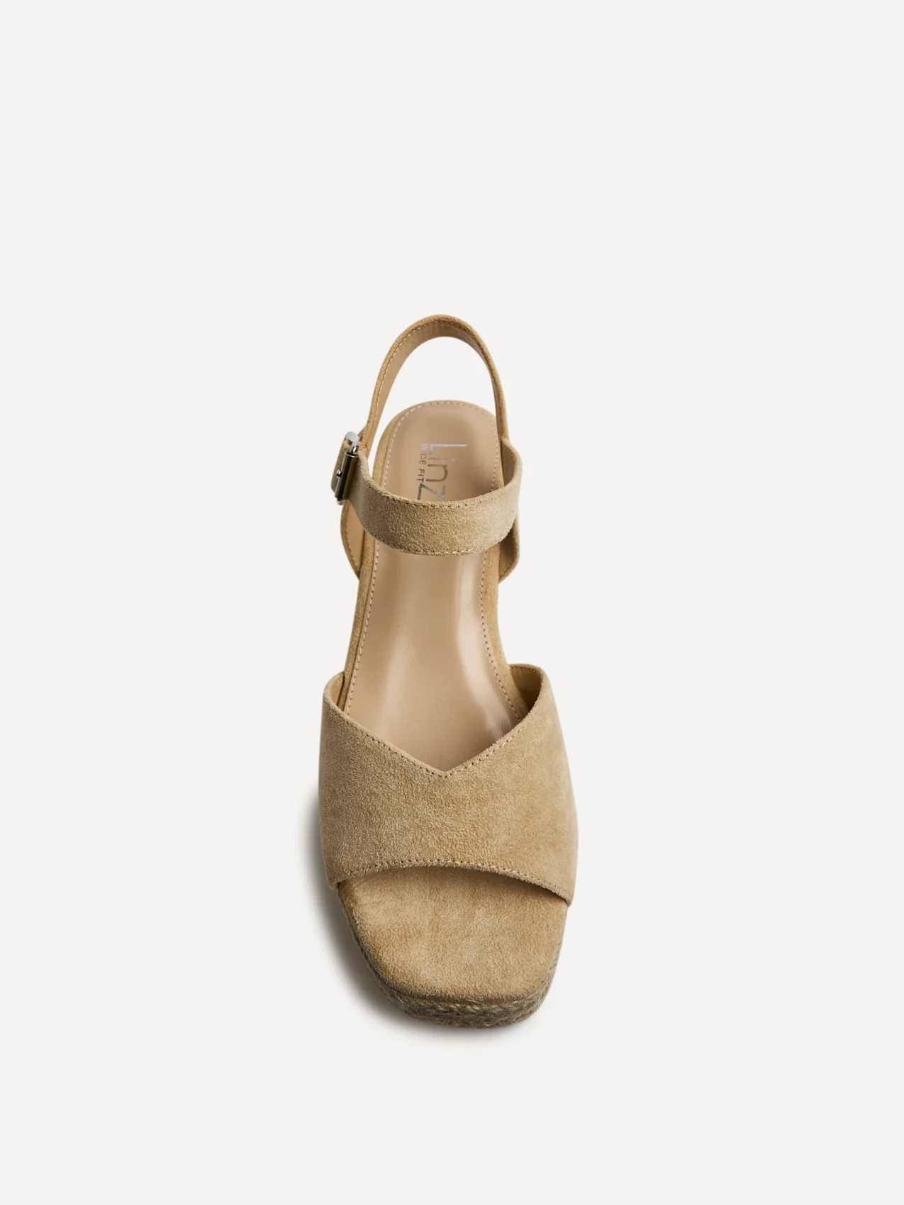 Duchess Wide Fit Nude Wedge Sandals - Image 4