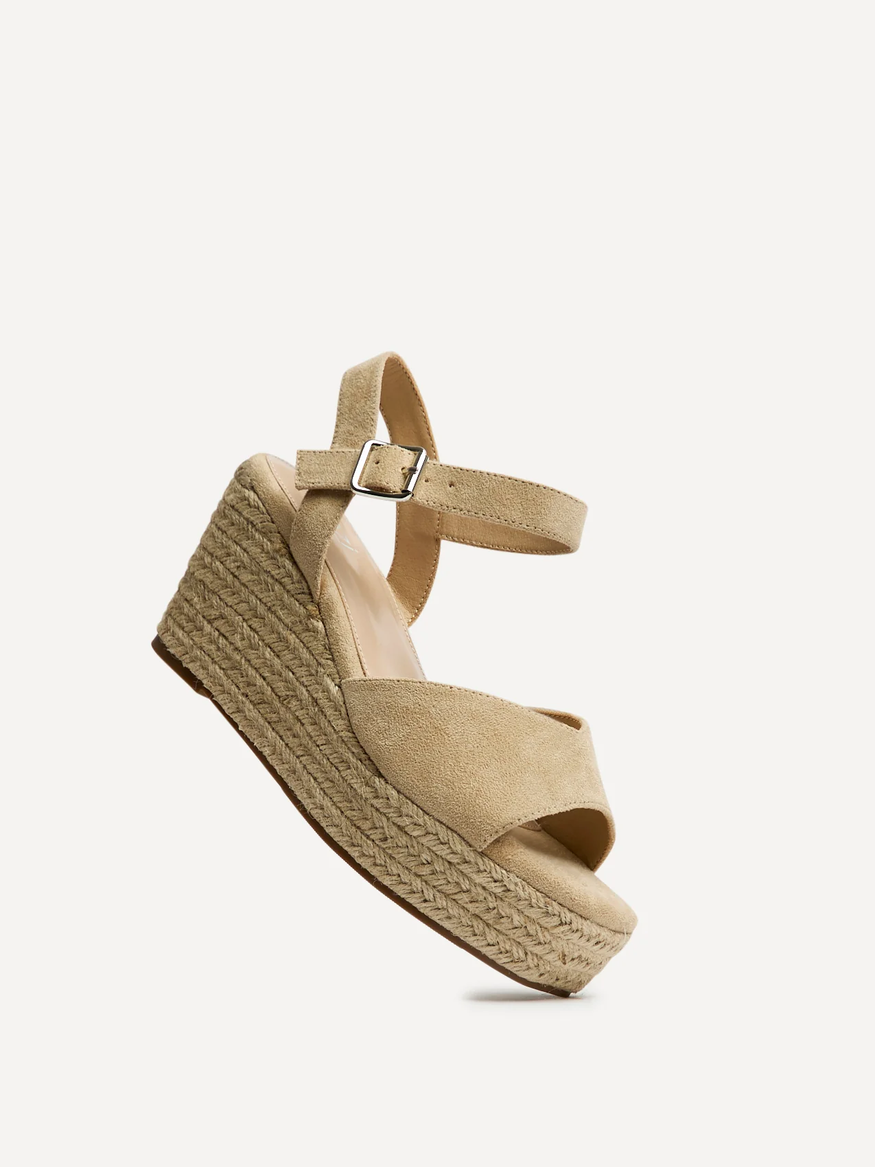 Duchess Wide Fit Nude Wedge Sandals - Image 5