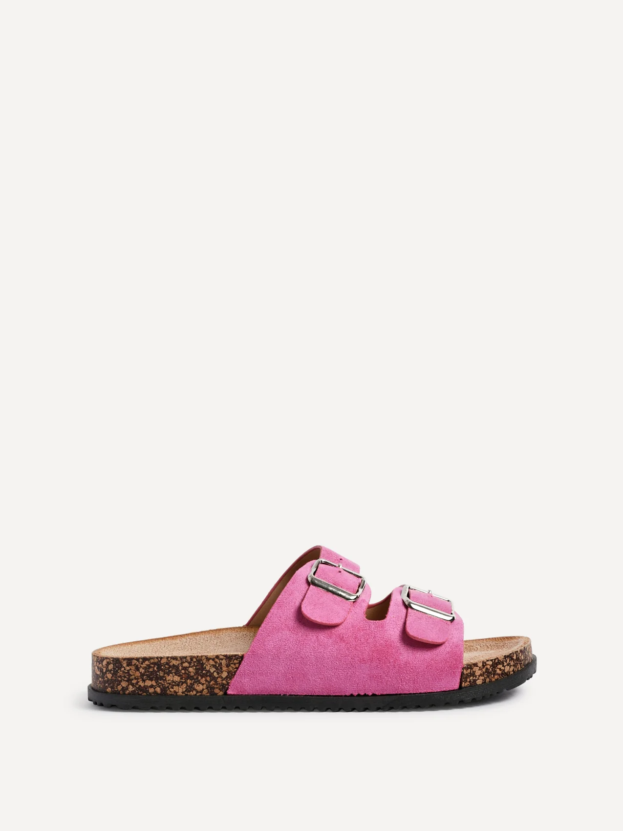 Echo Fuchsia Double Buckle Sandals - Image 2
