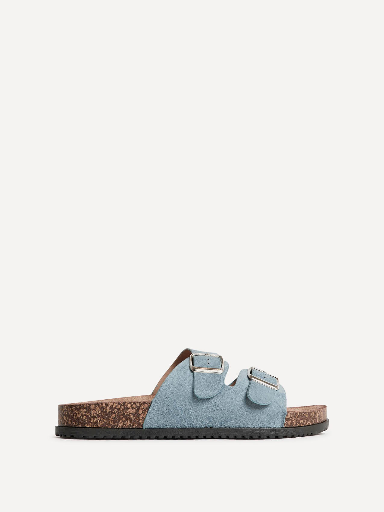 Echo Pale Blue Double Buckle Sandals - Image 2