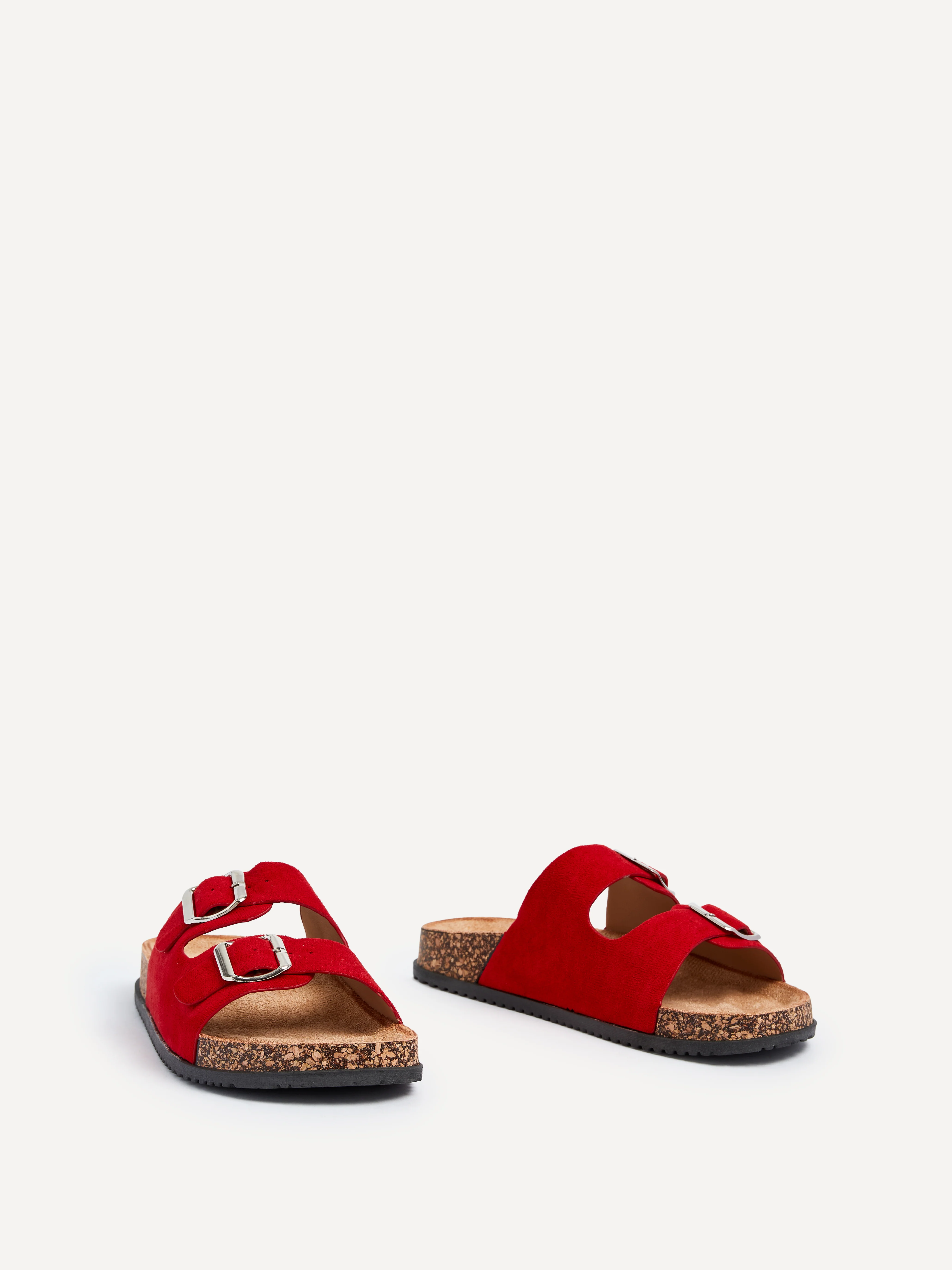 Echo Red Double Buckle Sandals - Image 3