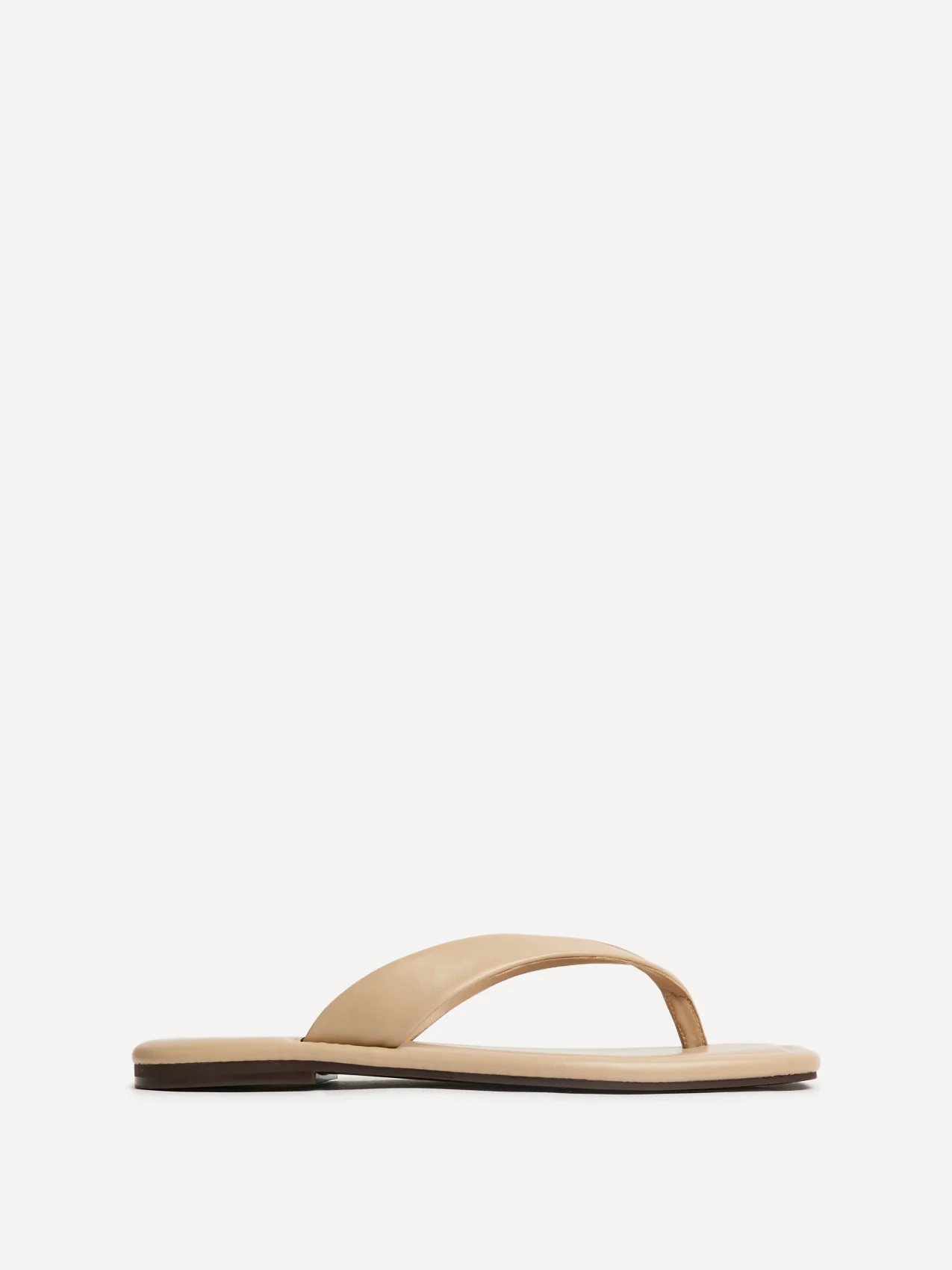 Element Taupe Toe Post Flat Sandals - Image 2