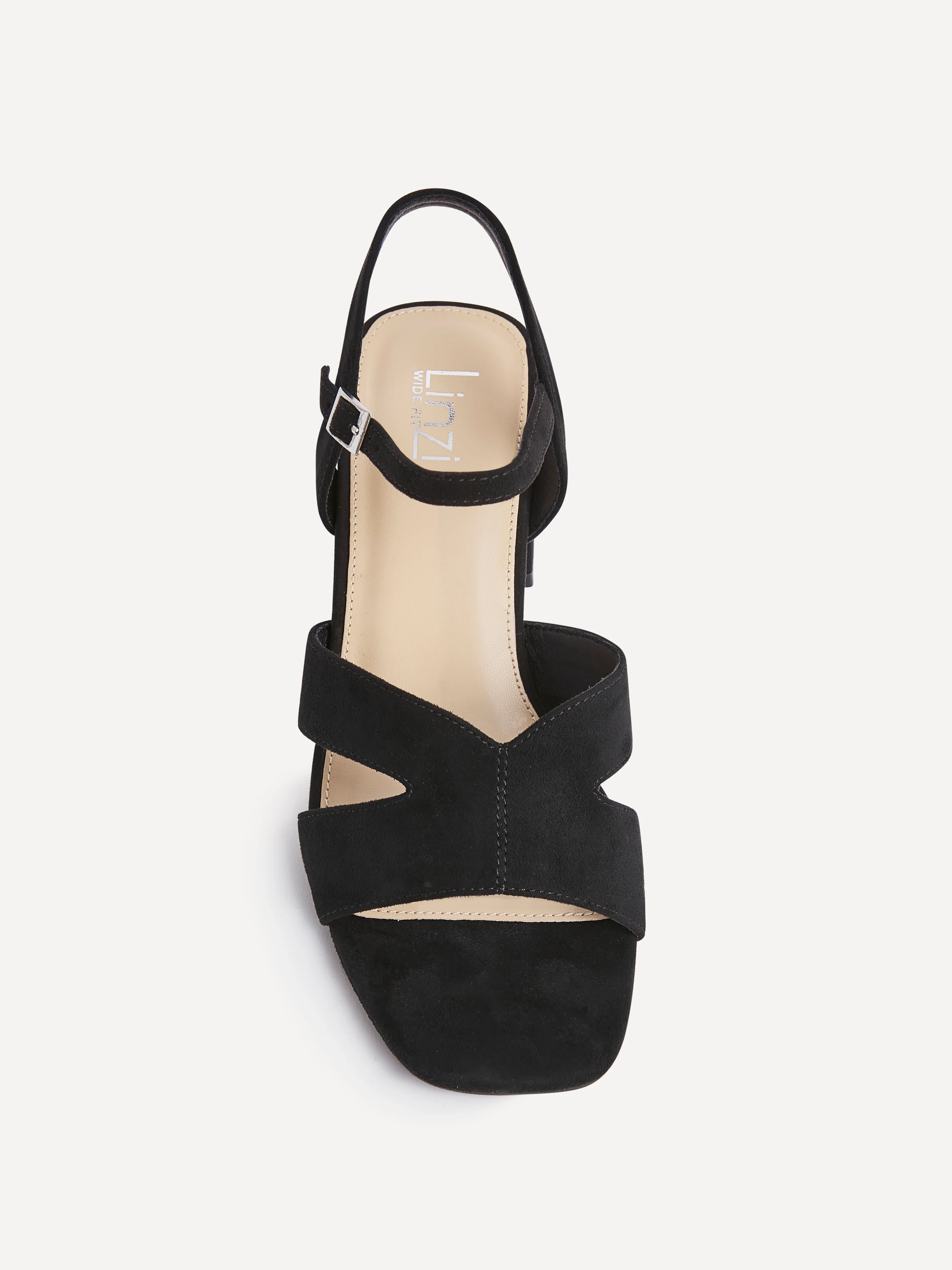Empire Wide Fit Black Block Heels - Image 4