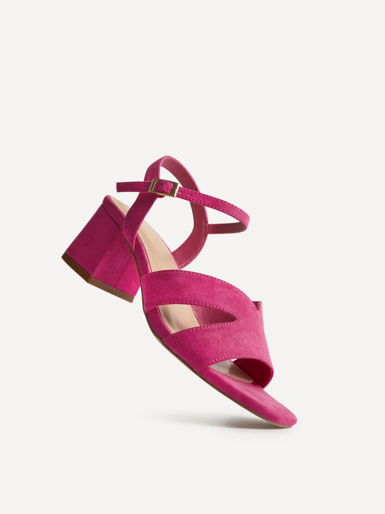 Empire Wide Fit Fuchsia Block Heels - Image 5