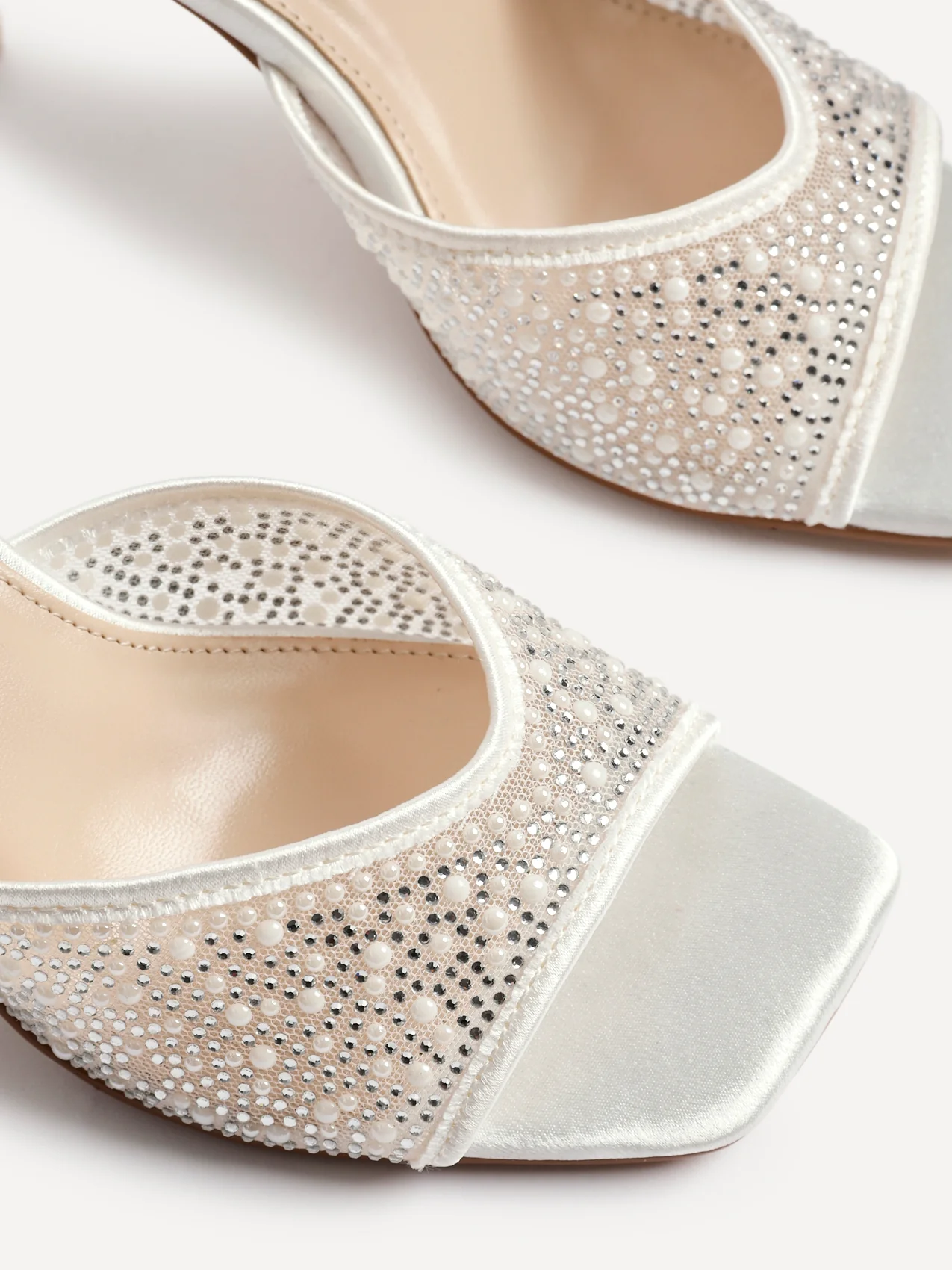 Encanta Bridal Ivory Diamante Heels - Image 4