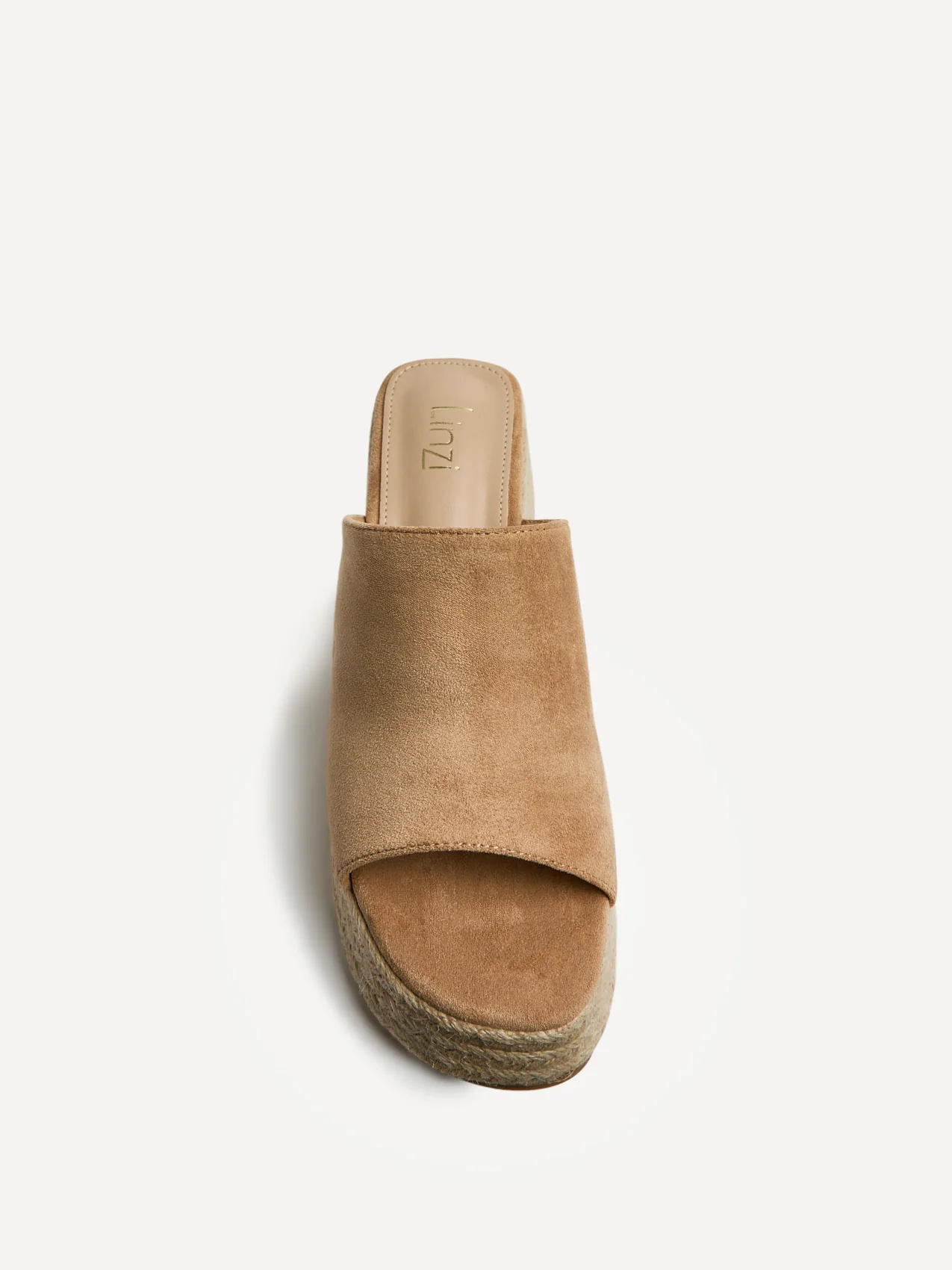 Espresso Mocha Espadrille Mule Wedges - Image 4