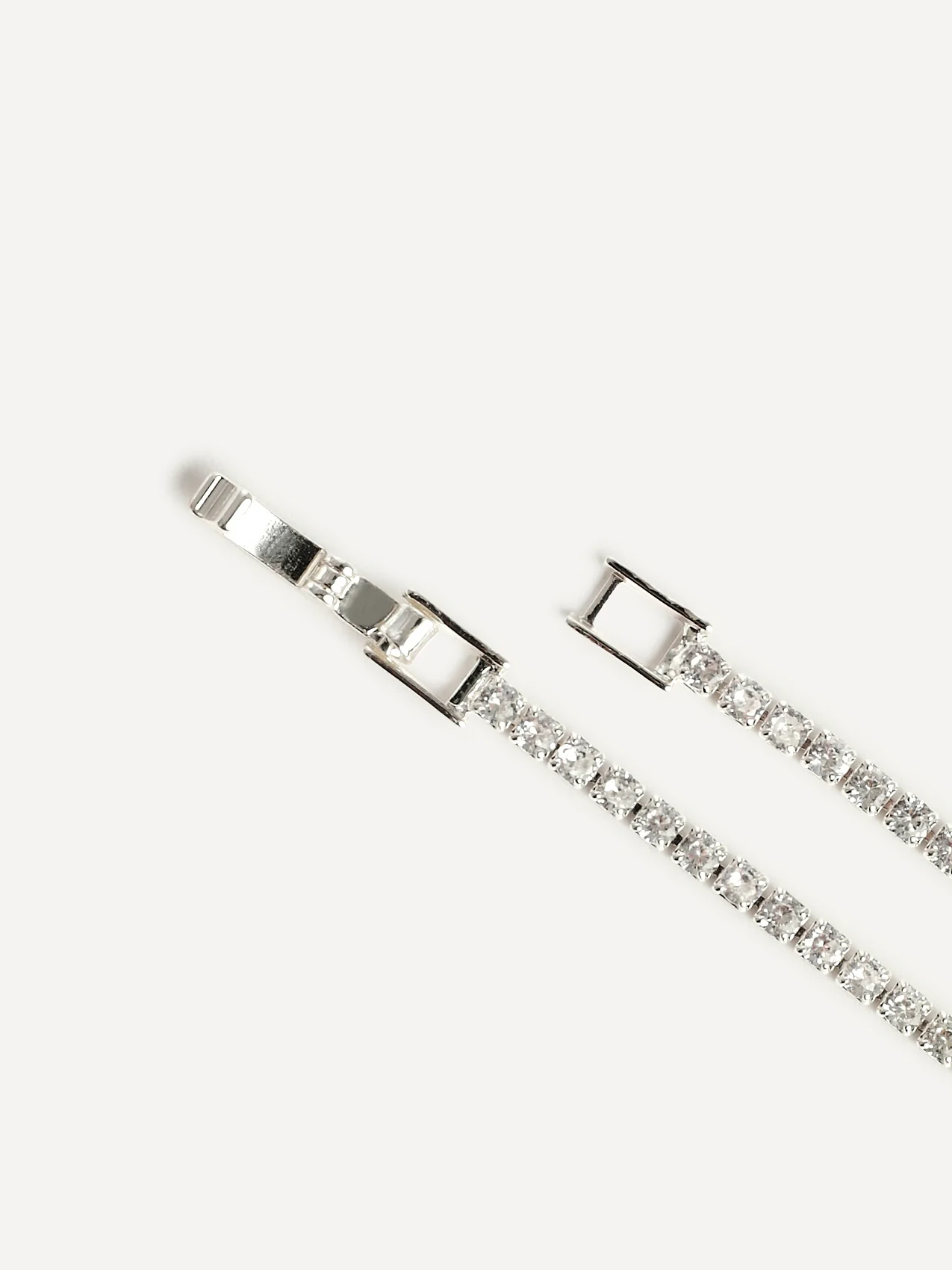 Evermore Silver Tennis Necklace - Image 6