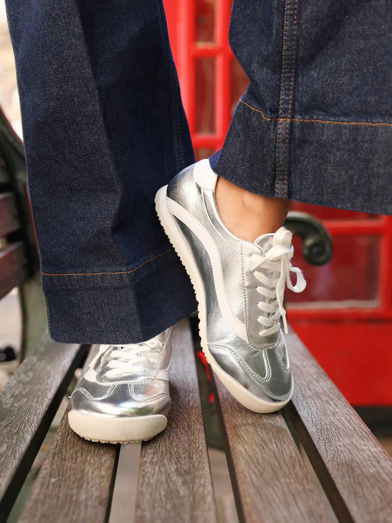 Flash Silver Trainers - Image 8