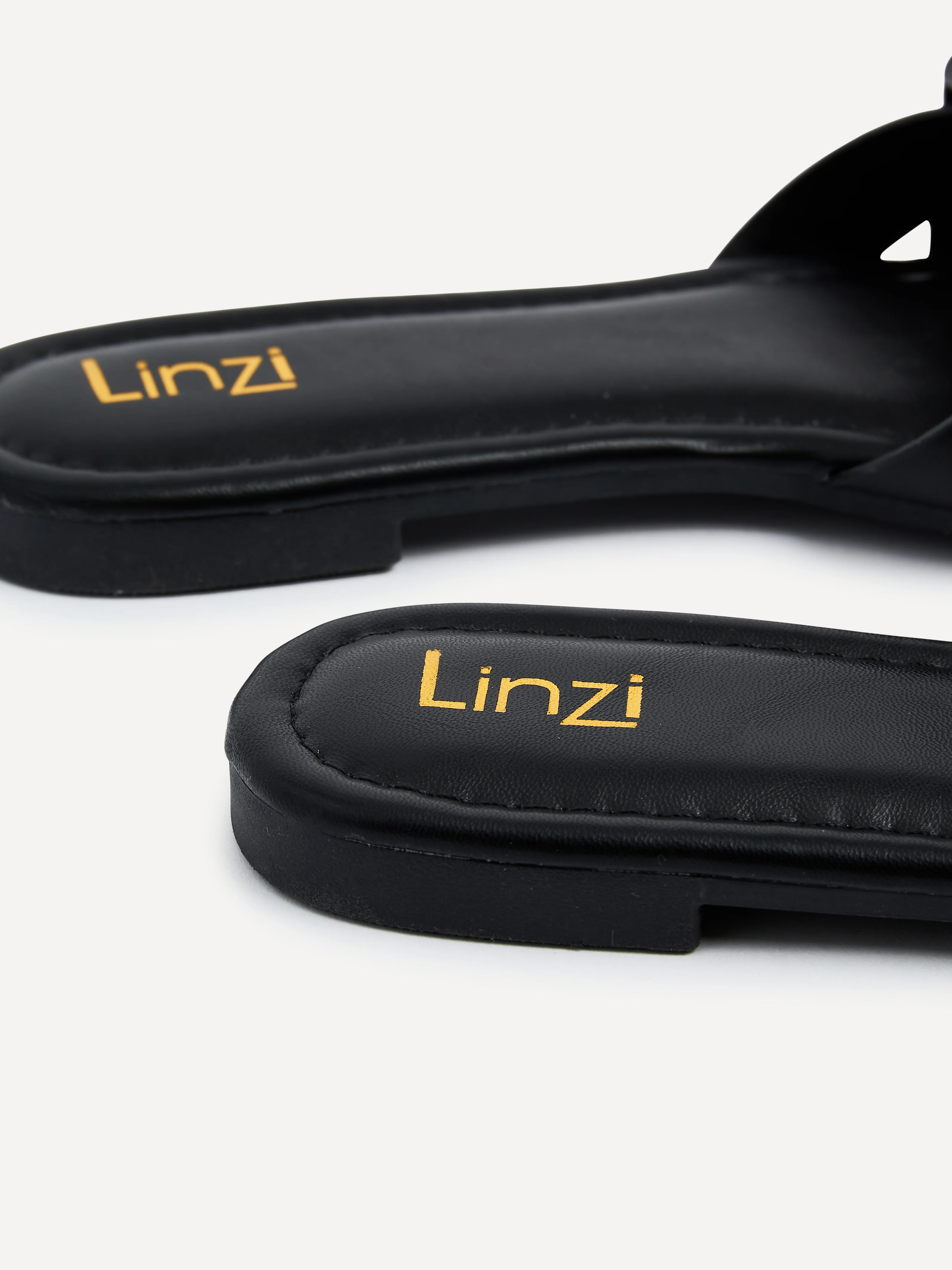 Fletcher Black Slider Sandals - Image 5