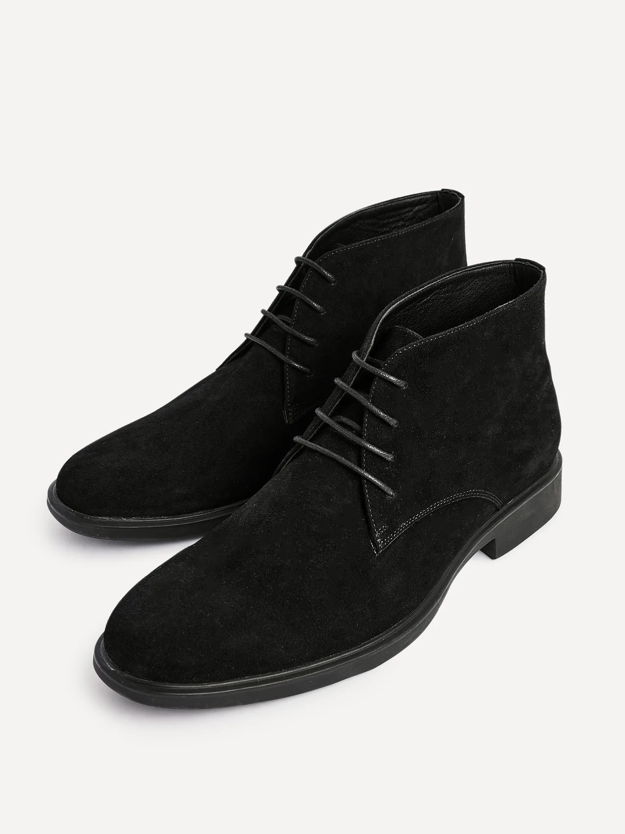 Francesco Mens Black Suede Chukka Boots - Image 4