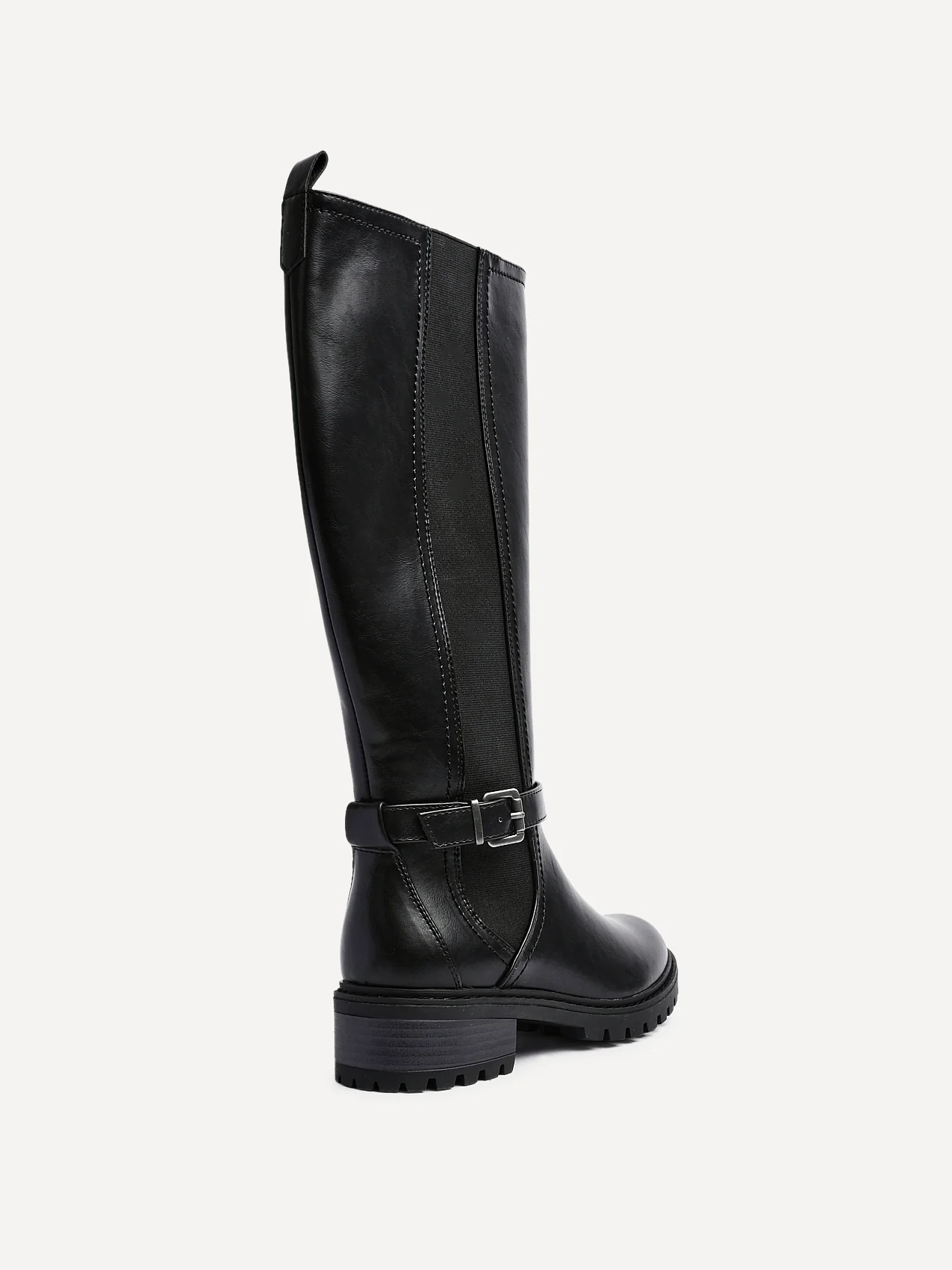 Gilded Black Long Low Boots - Image 5