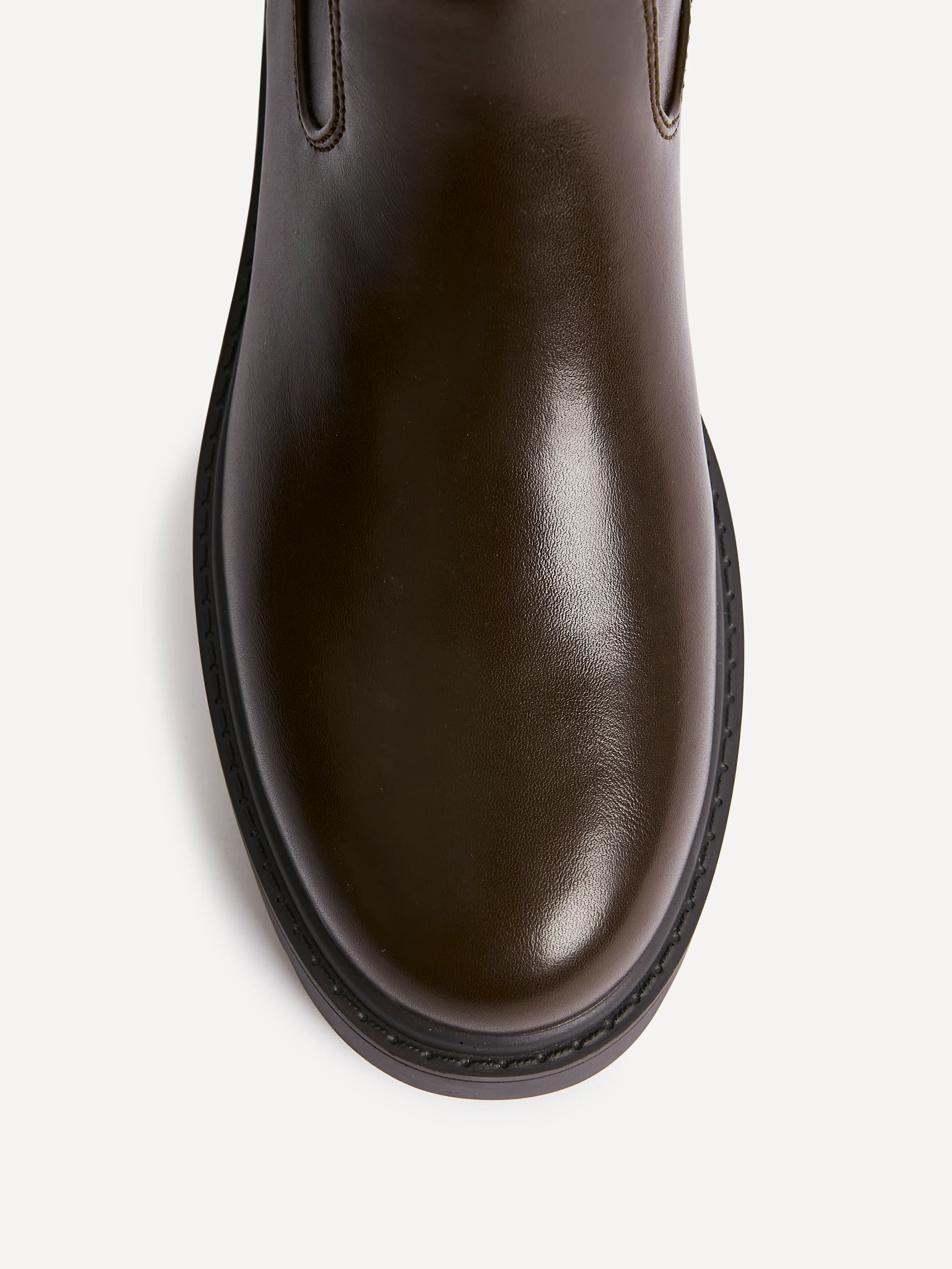 Hyland Brown Long Wedged Boots - Image 4