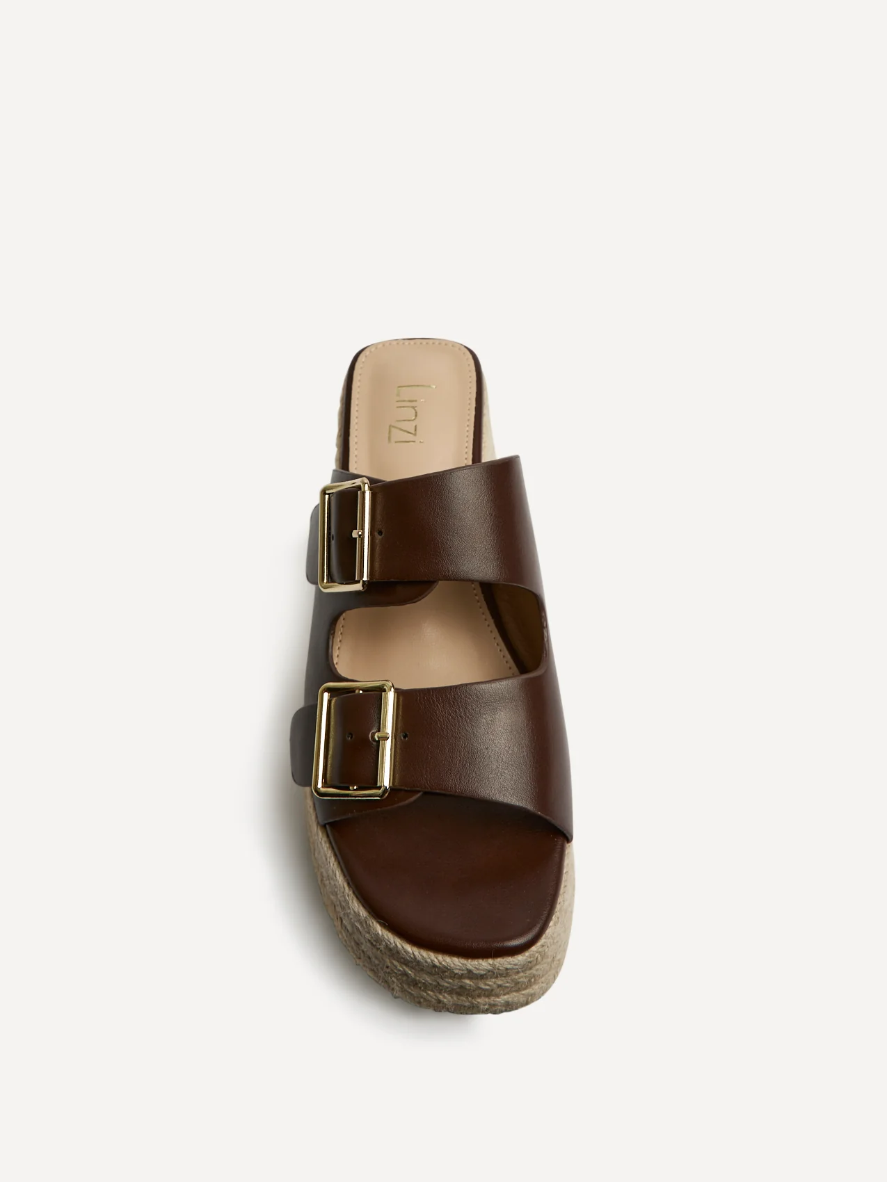 Impact Brown Espadrille Wedge Mules - Image 4