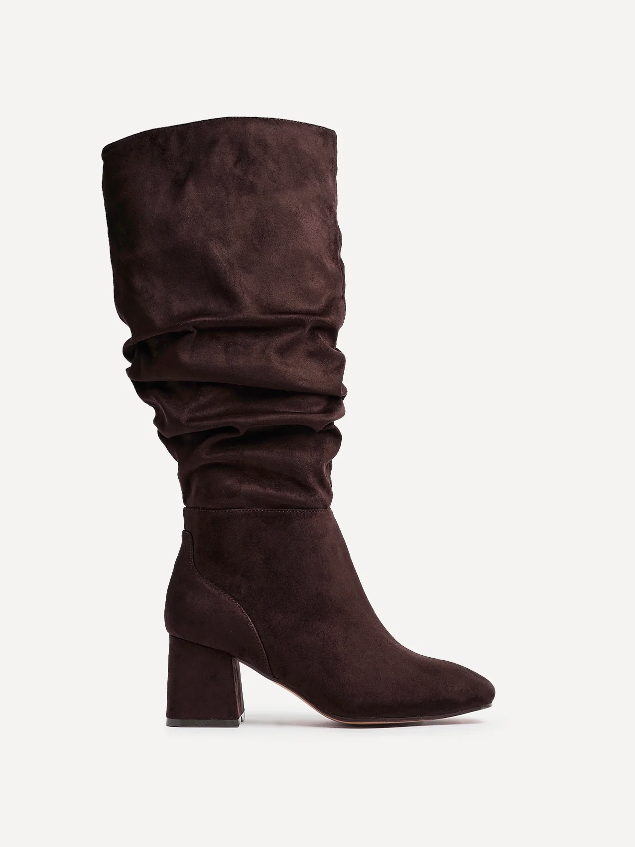 Inferno Wide Fit Brown Long Heeled Boots - Image 2
