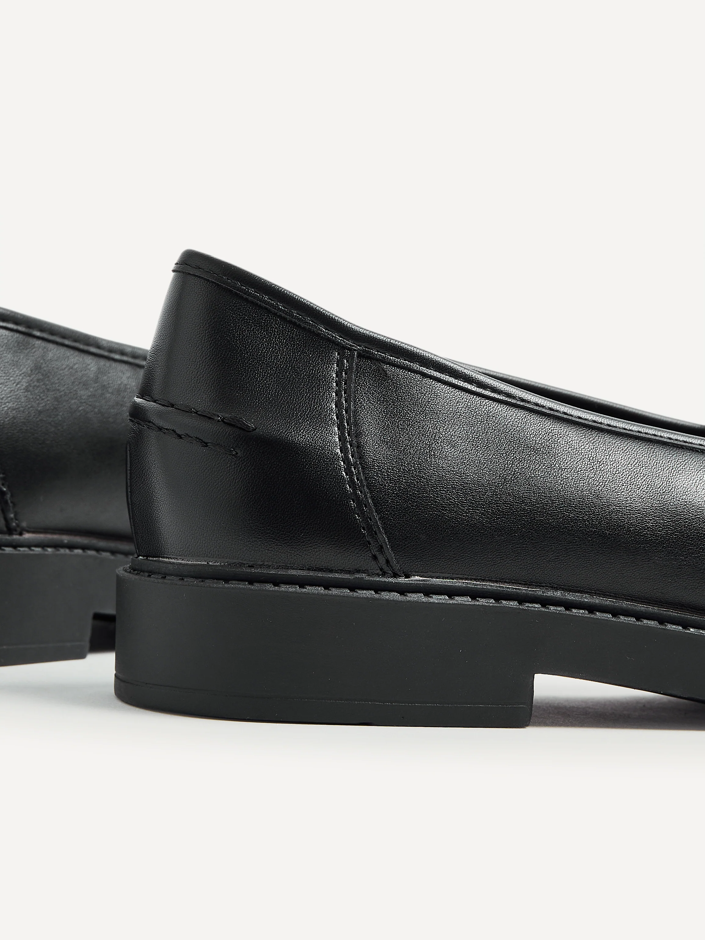 Kassidy Wide Fit Black Faux Loafers - Image 5