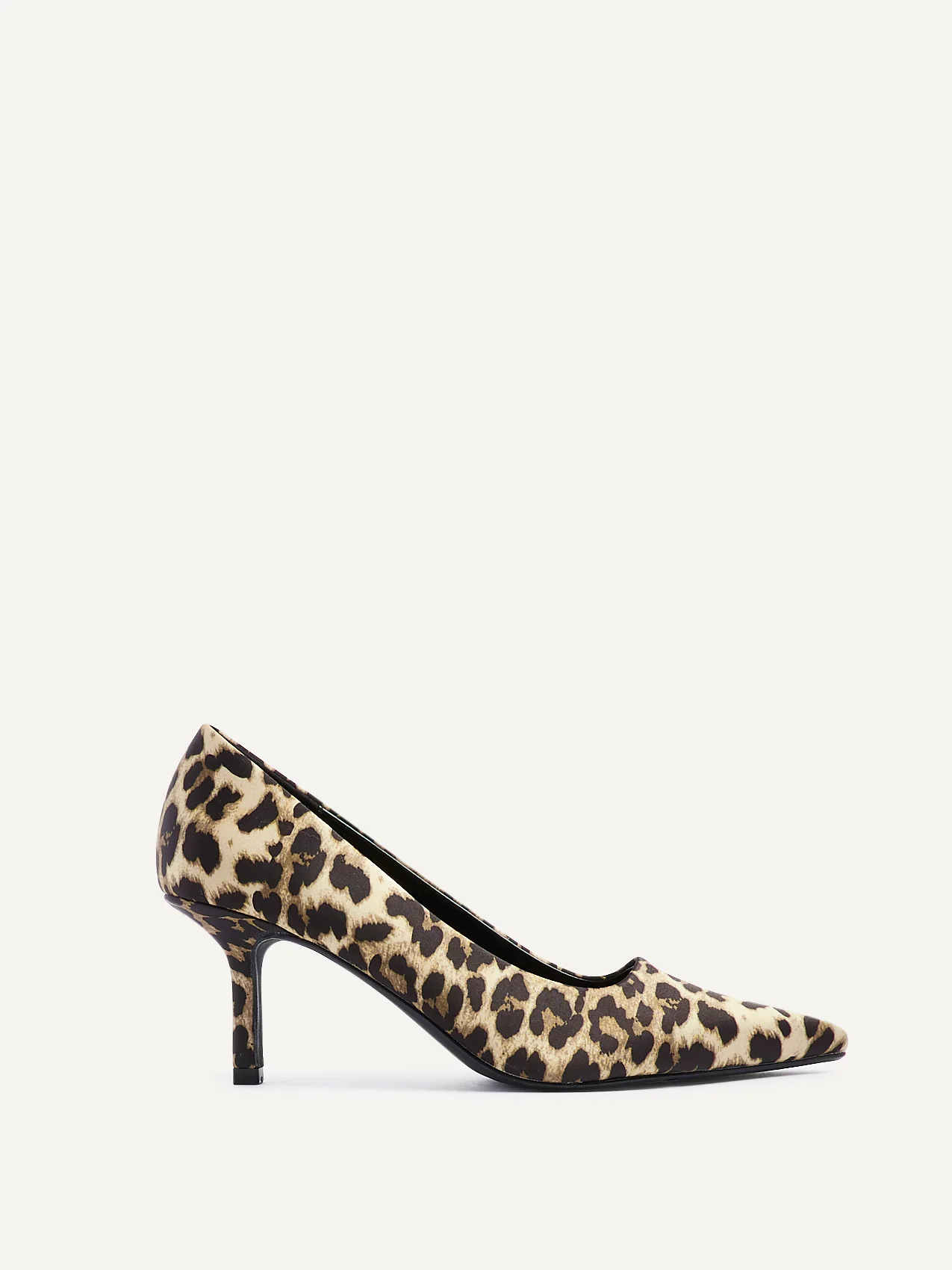 Kat Leopard Print Scuba Court Heel - Image 2
