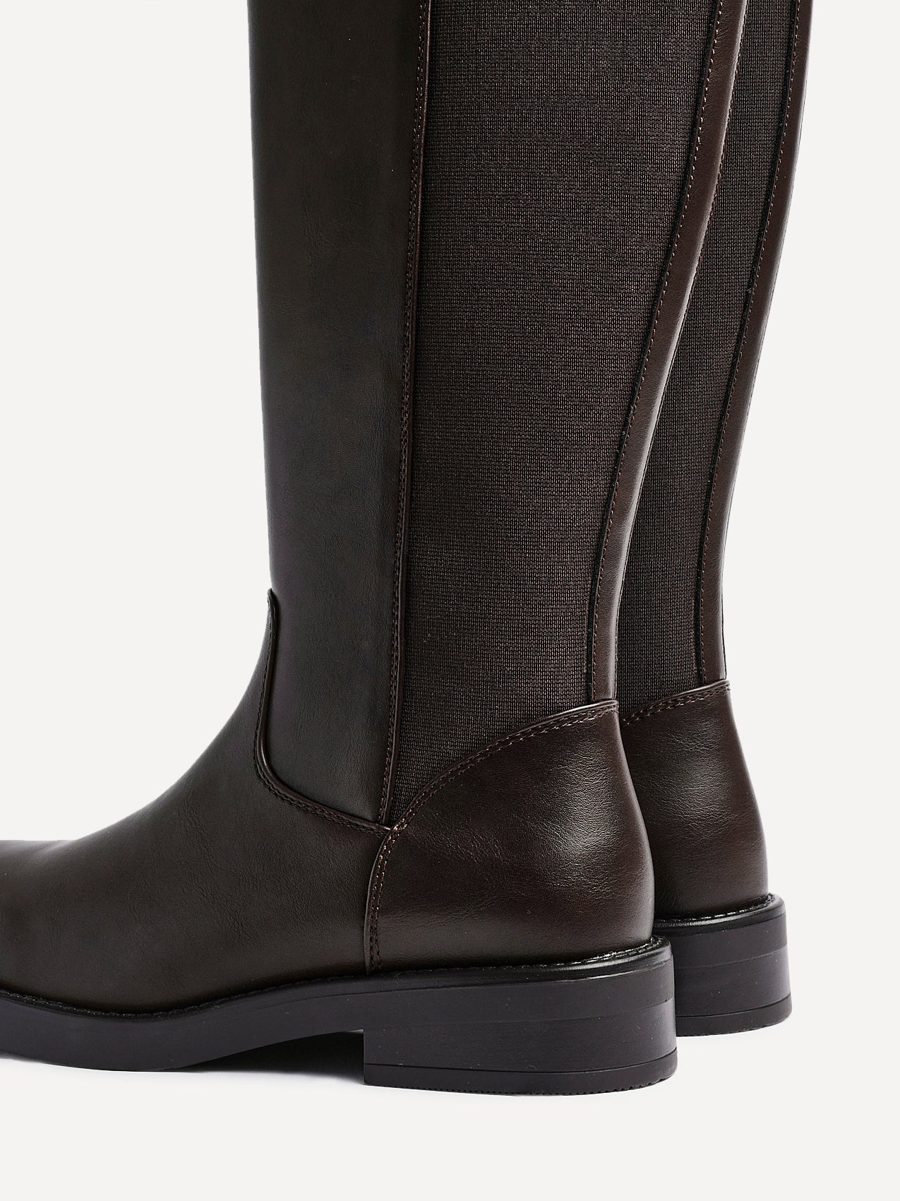 League Brown Long Boots - Image 5