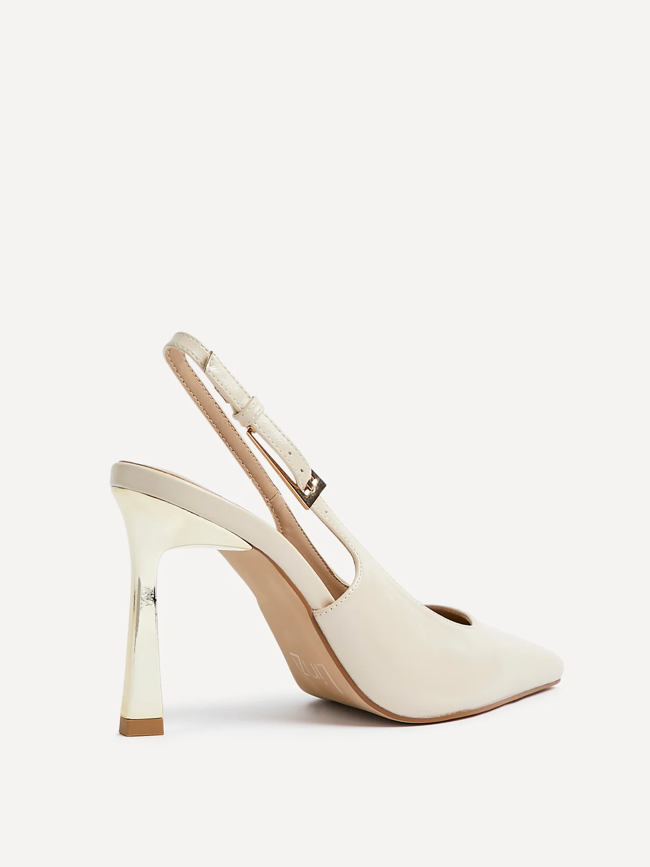 Lizzie Nude Stiletto Court Heels - Image 5